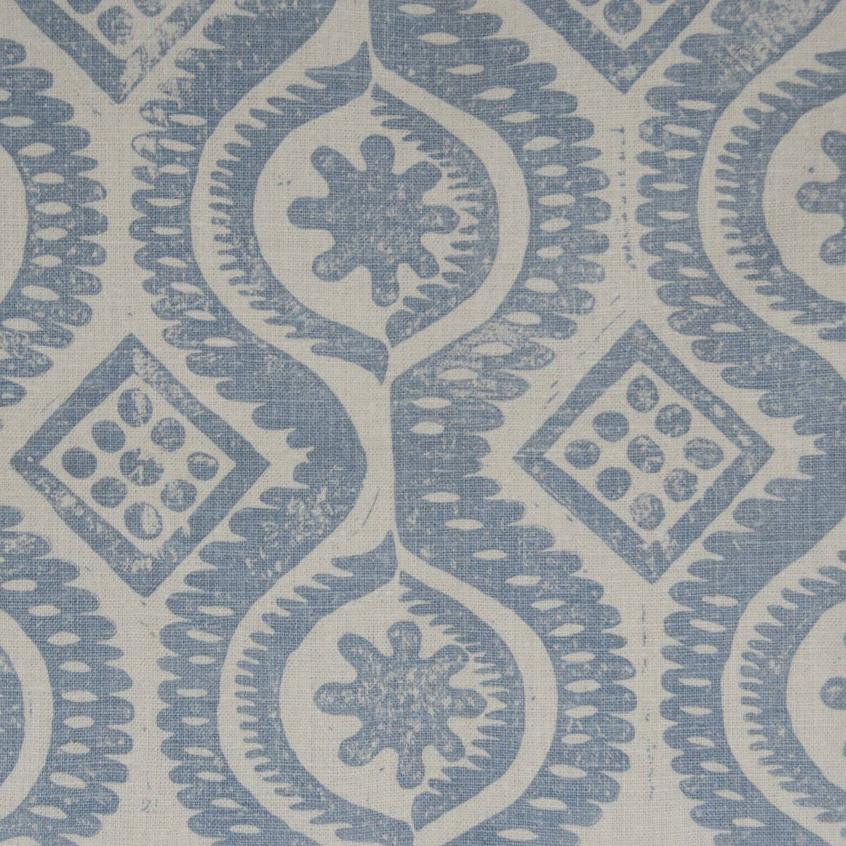 Blithfield x Lee Jofa Damask Blue Wallpaper
