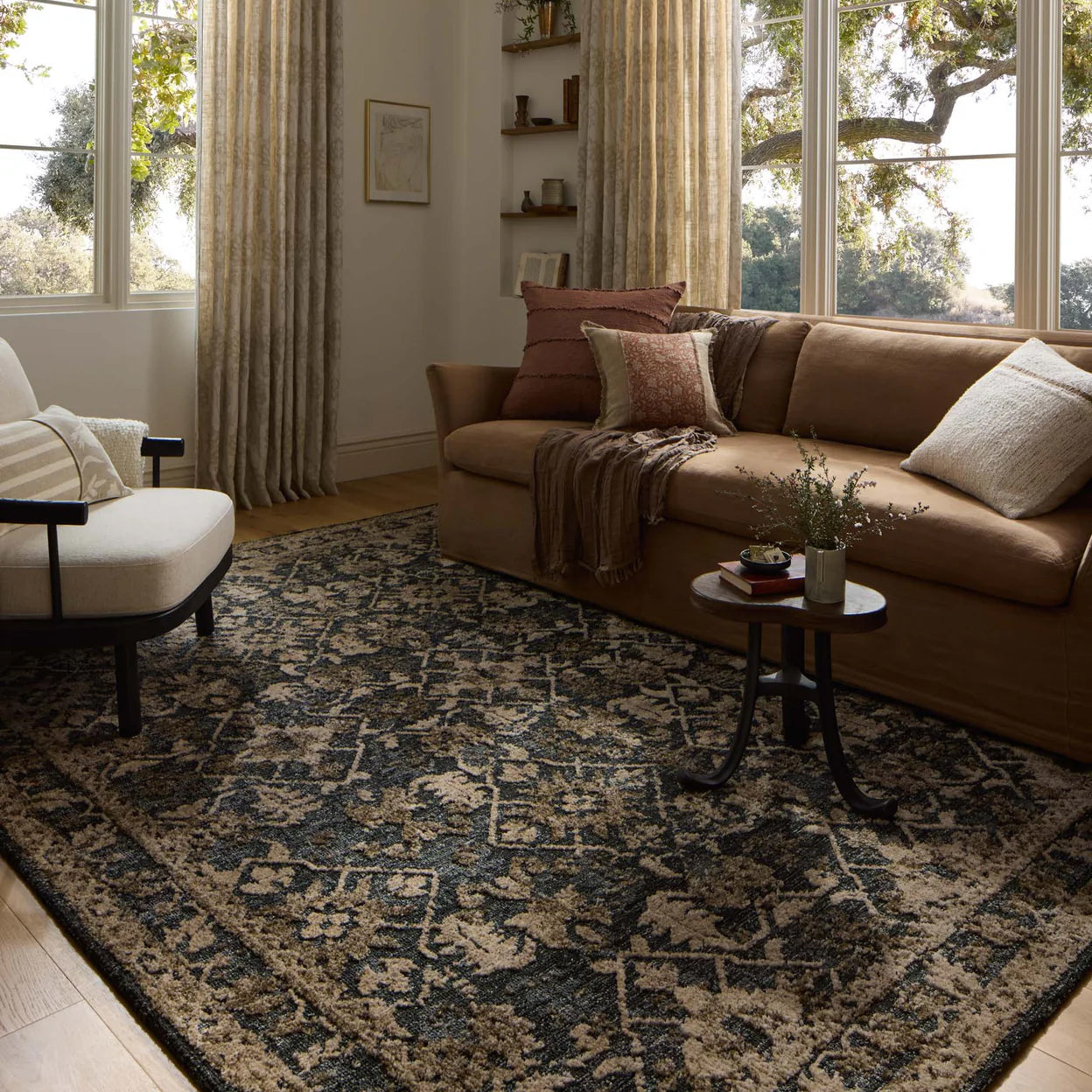 Loloi Percival Denim/Granite Power Loomed Rug