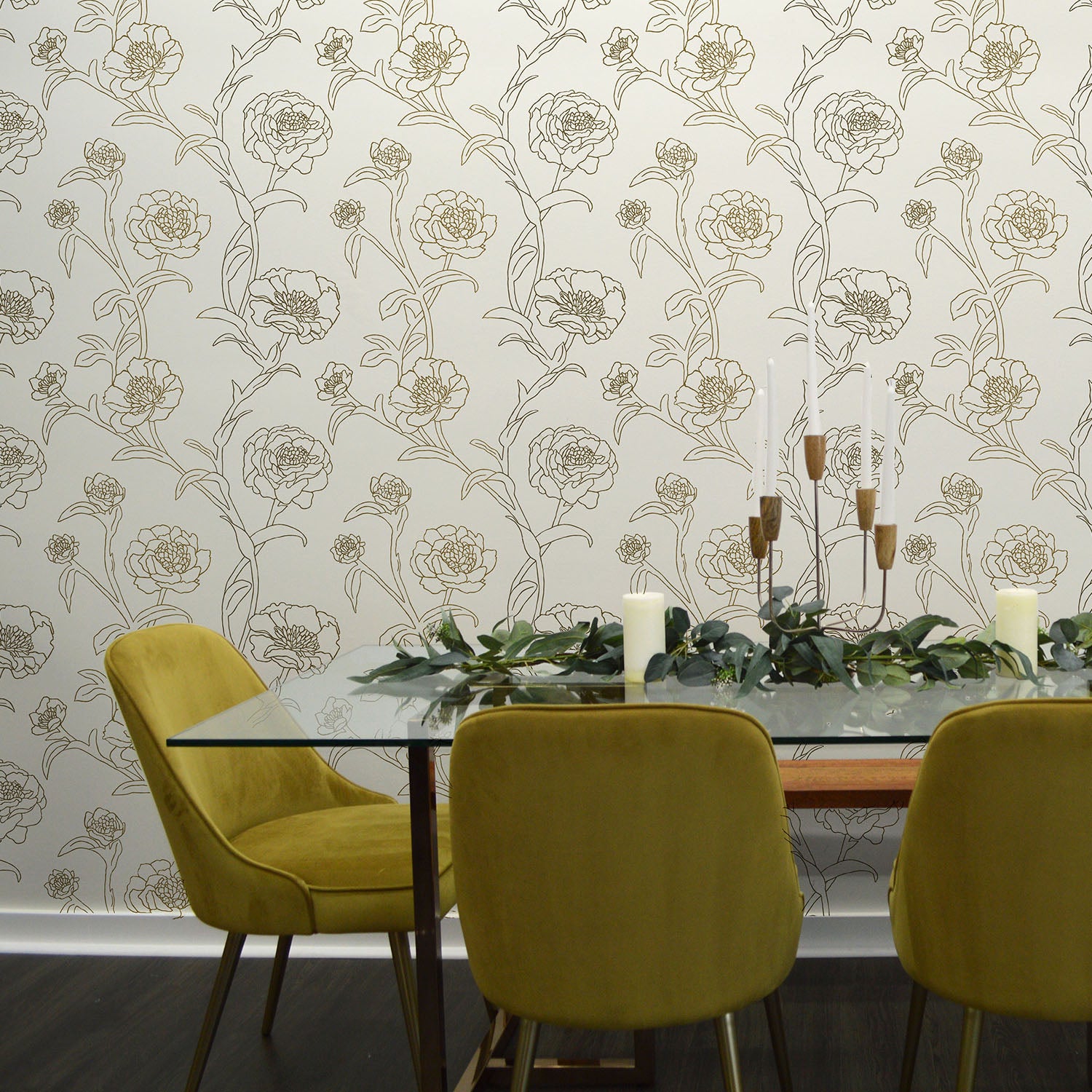 Tempaper & Co Peonies Peel & Stick Wallpaper