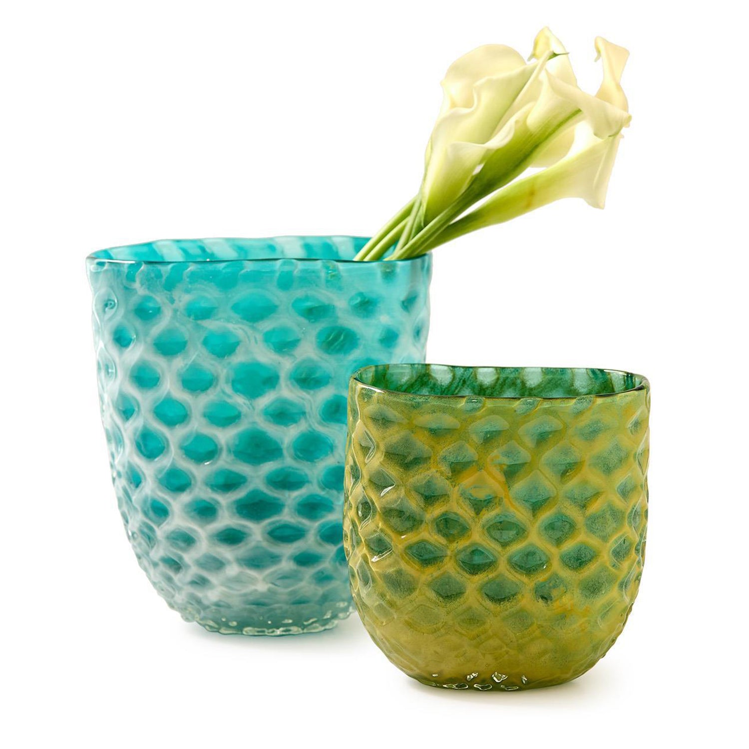 Fish Scales Vase Set of 2
