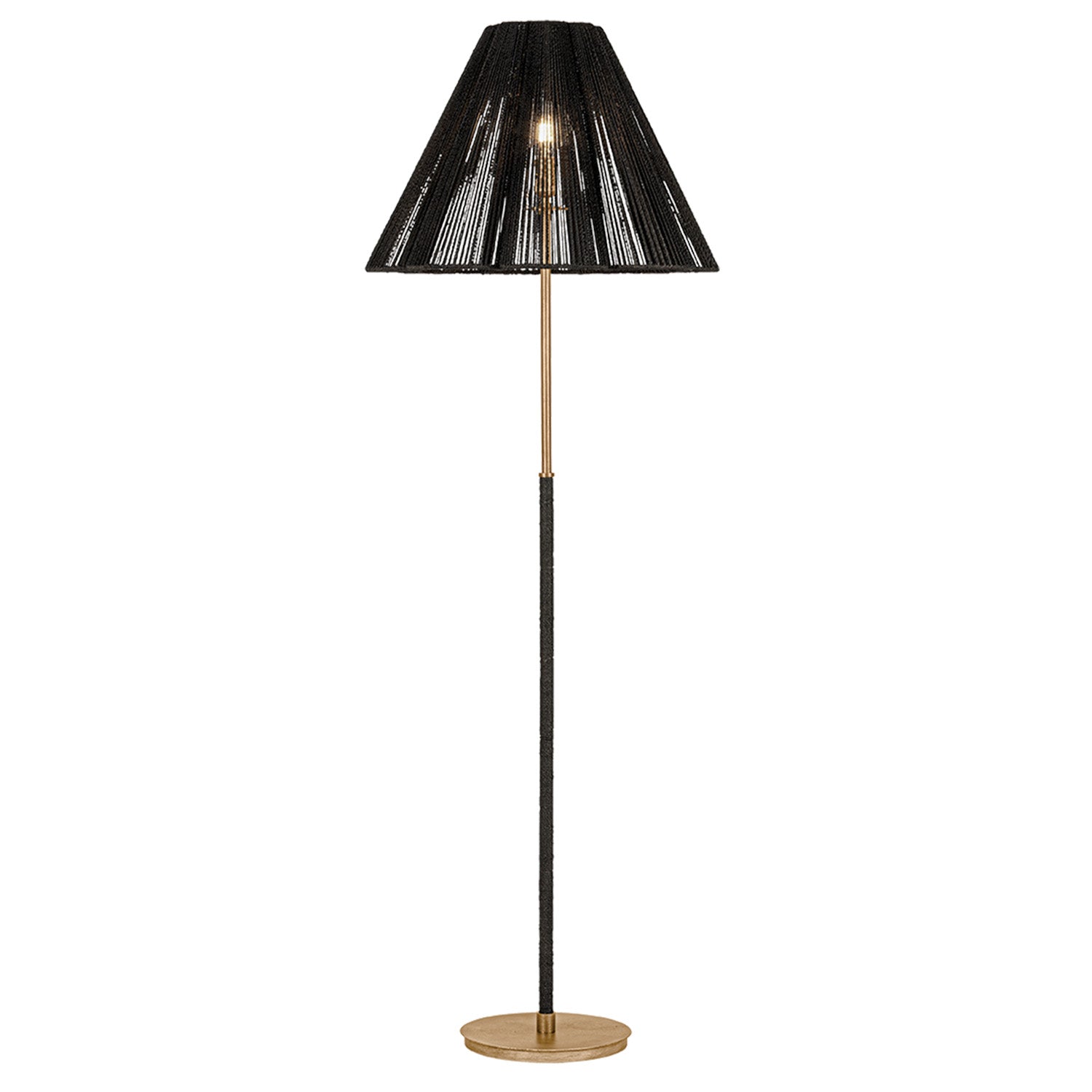 Troy Lighting Sonoma Patina Gold Leaf/Espresso Floor Lamp