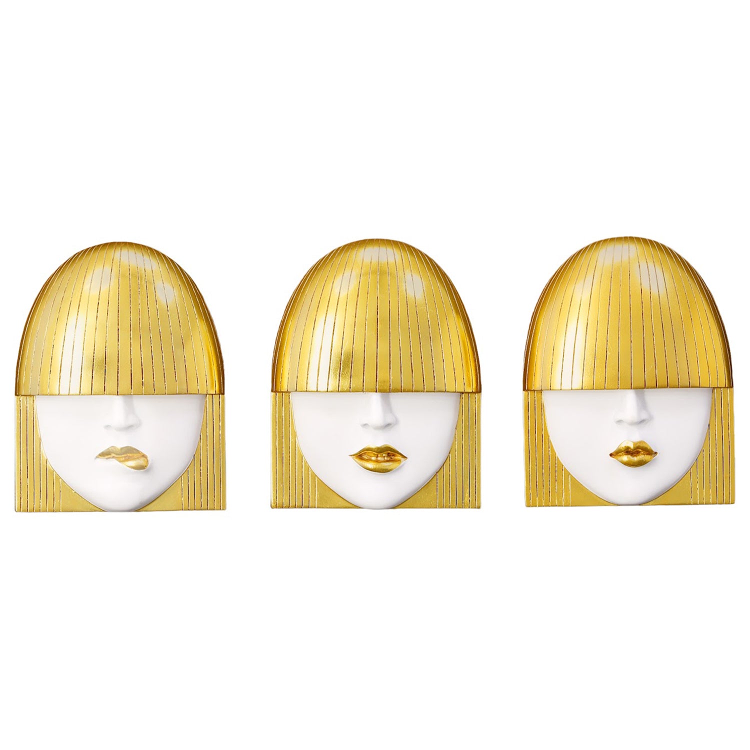 Phillips Collection Fashion Faces Wall Art Set of 3