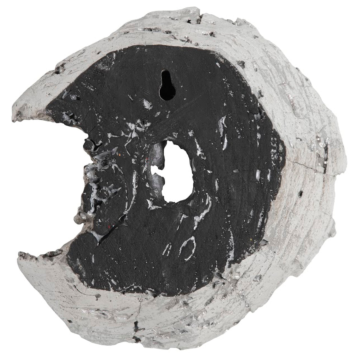 Phillips Collection Cast Eroded Wood Circle Wall Tile