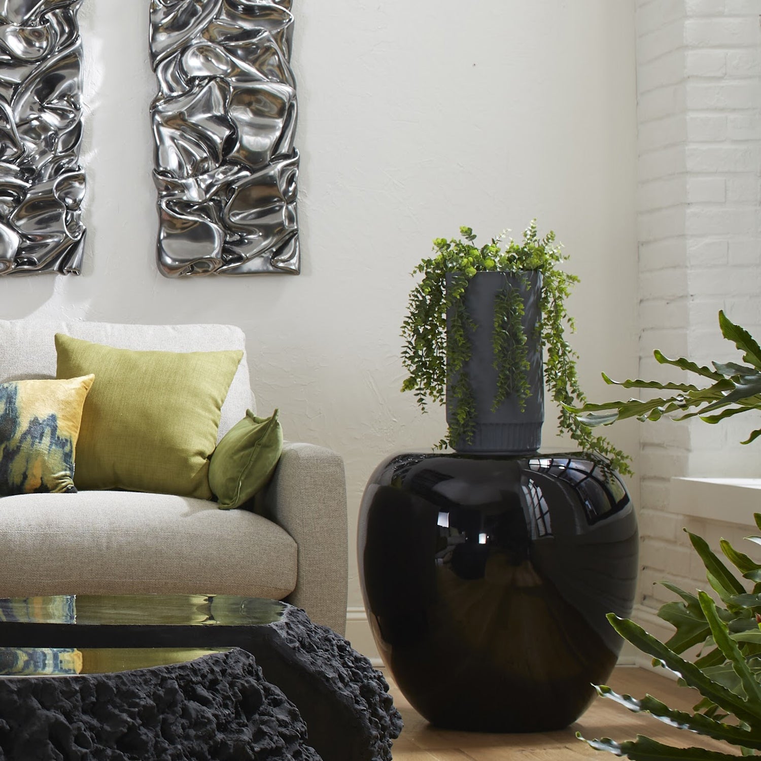 Phillips Collection River Stone Side Table