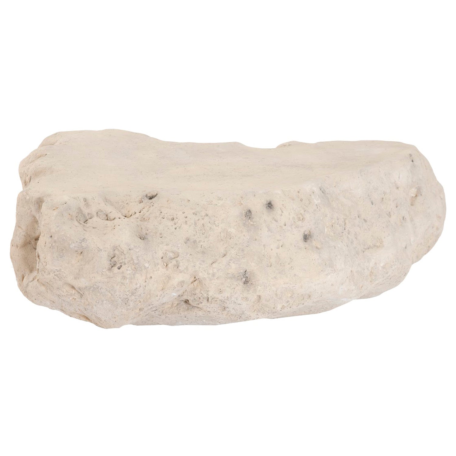 Phillips Collection Cast Boulder Coffee Table Roman Stone