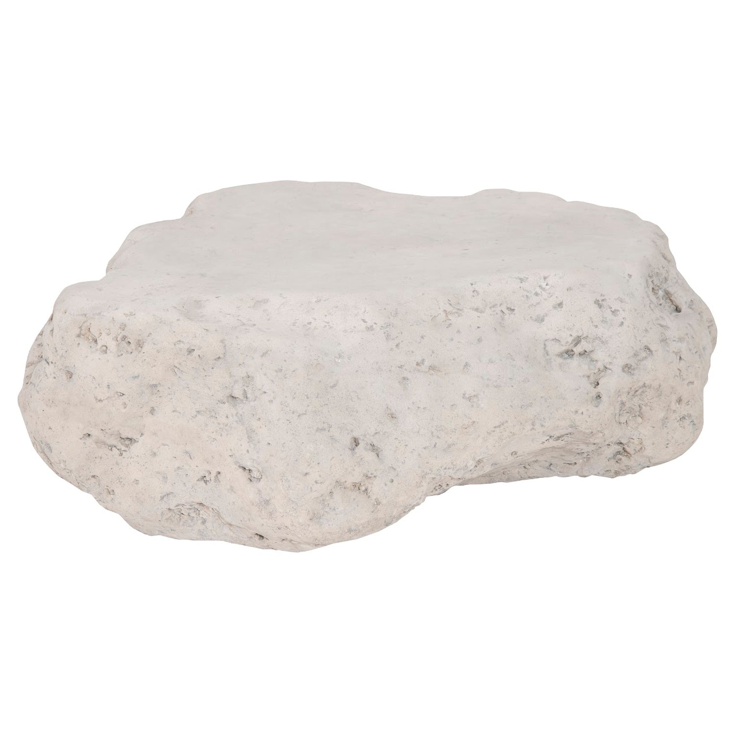 Phillips Collection Cast Boulder Coffee Table Roman Stone