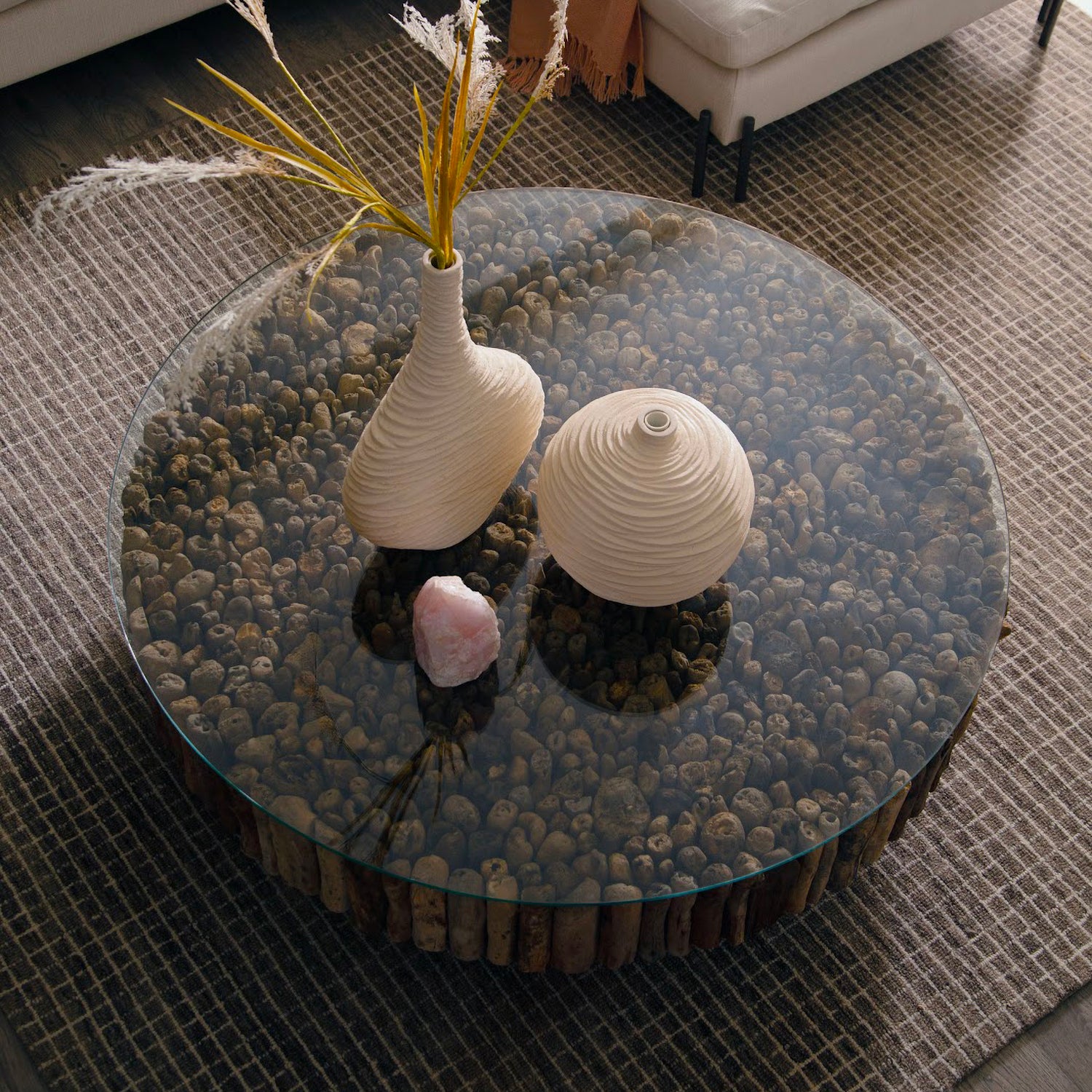 Phillips Collection Manhattan Round Coffee Table