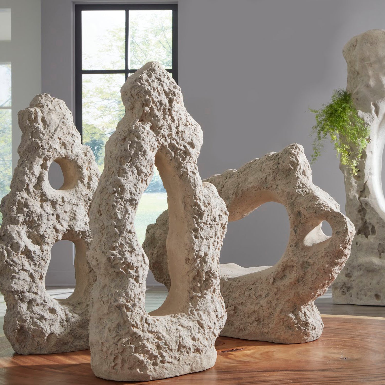 Phillips Collection Cast Stone Table Top Sculpture