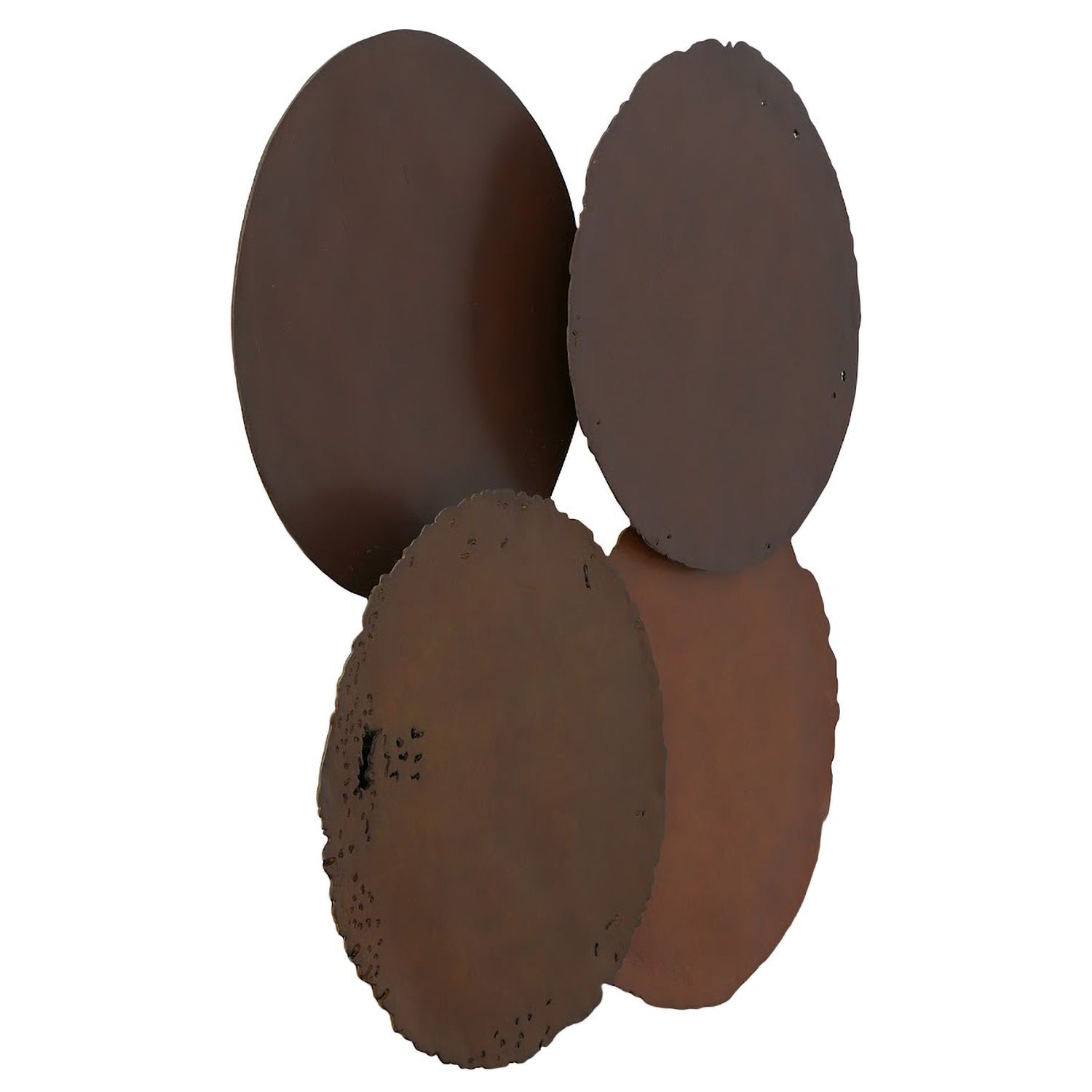 Phillips Collection Cast Oil Drum Wall Discs Set of 4