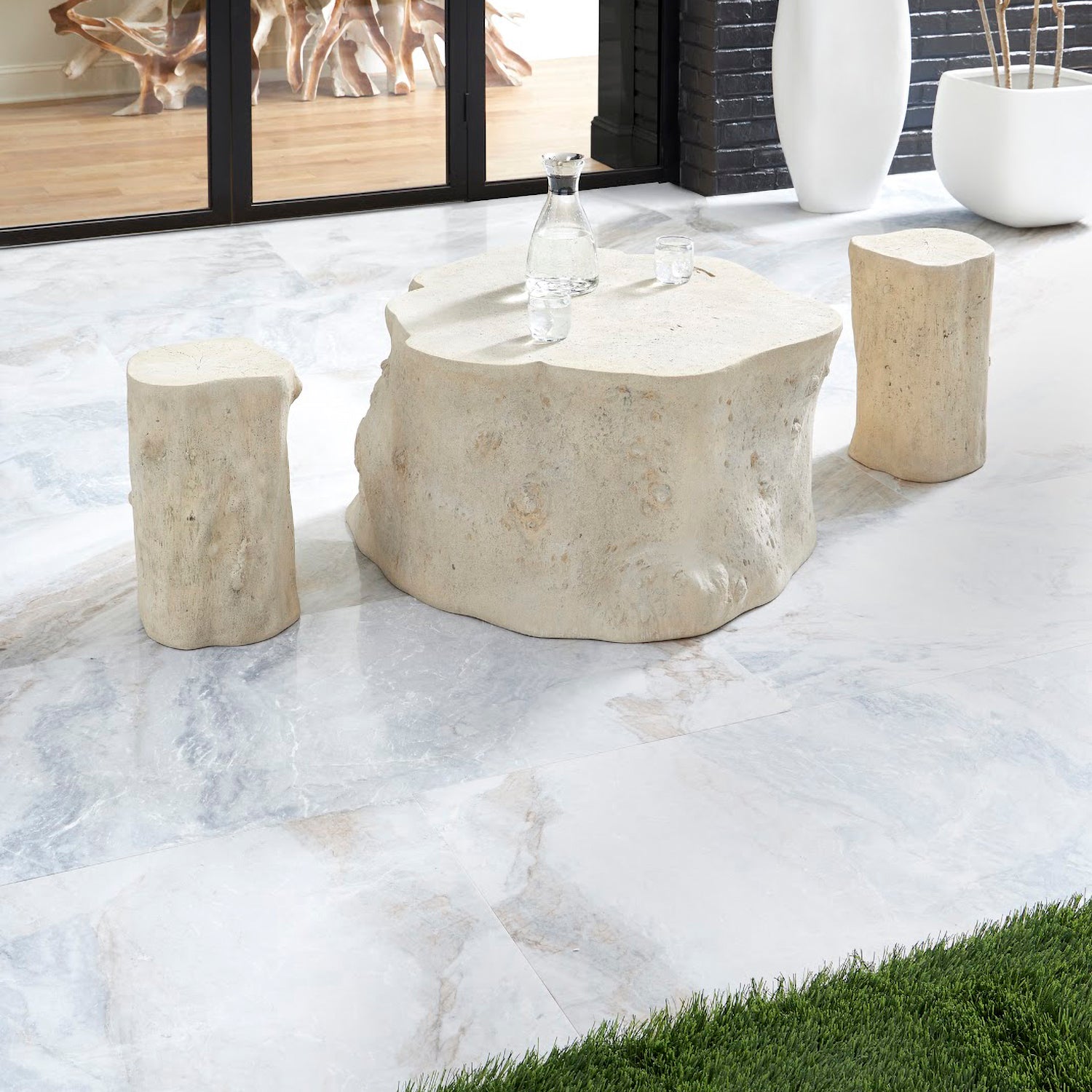 Phillips Collection Log Stool