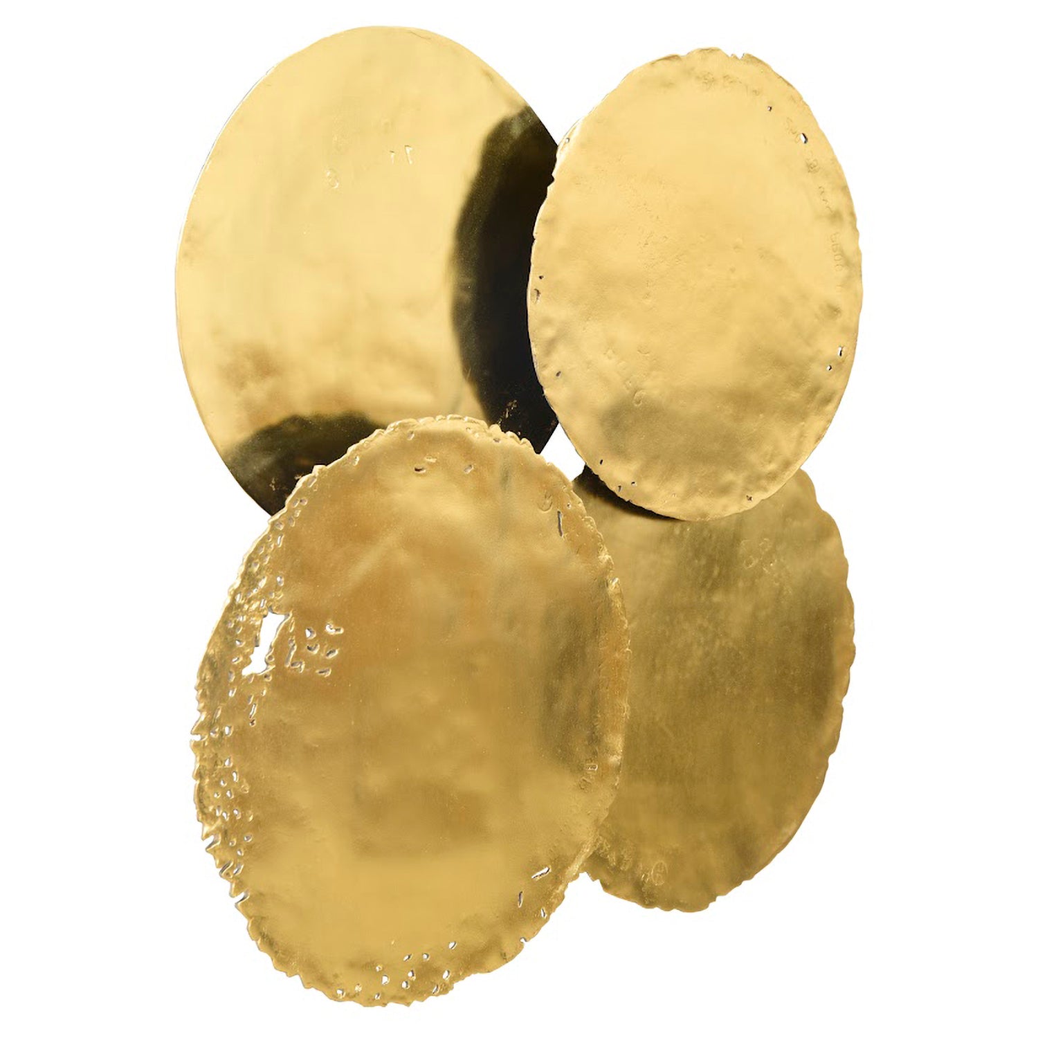 Phillips Collection Cast Oil Drum Wall Discs Set of 4