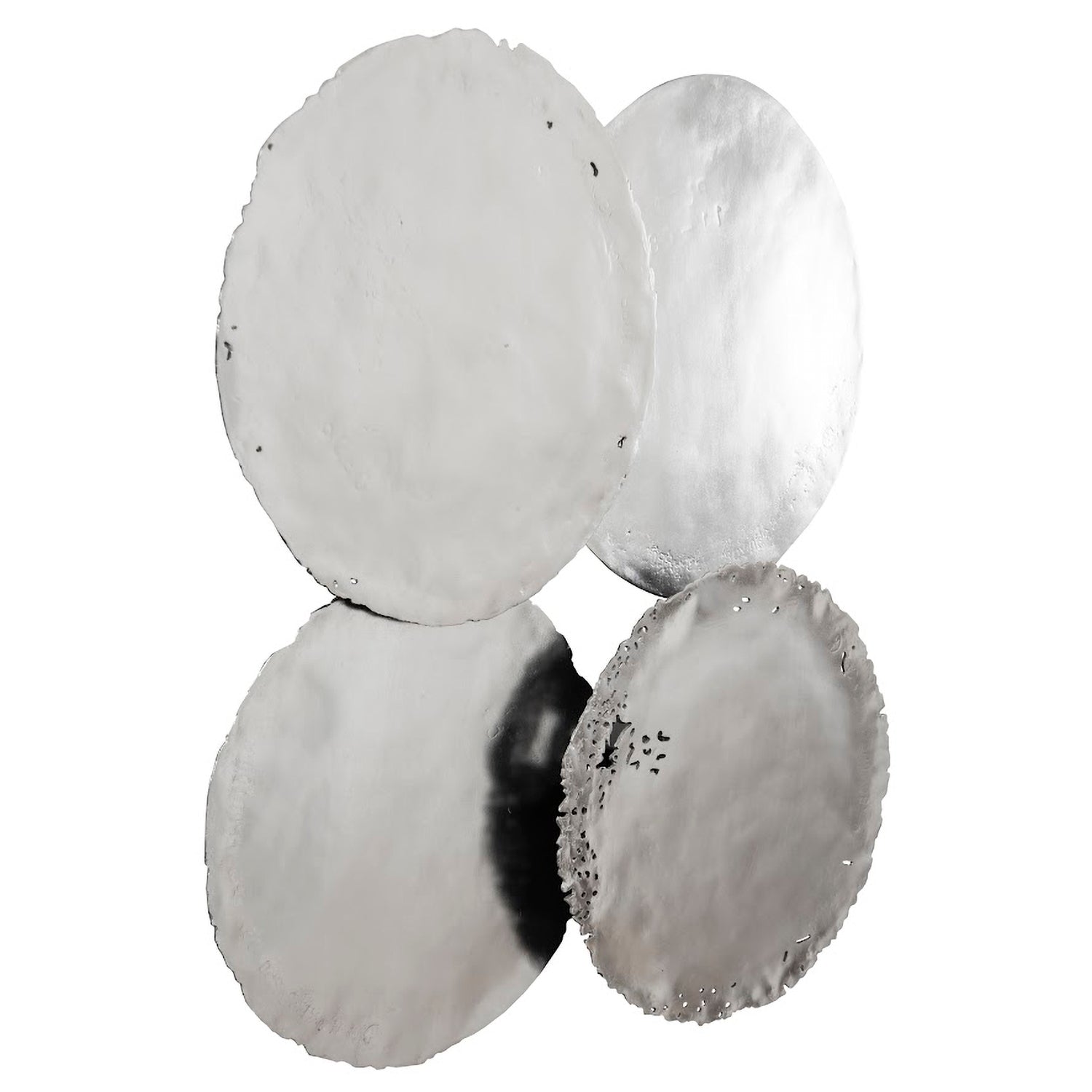 Phillips Collection Cast Oil Drum Wall Discs Set of 4