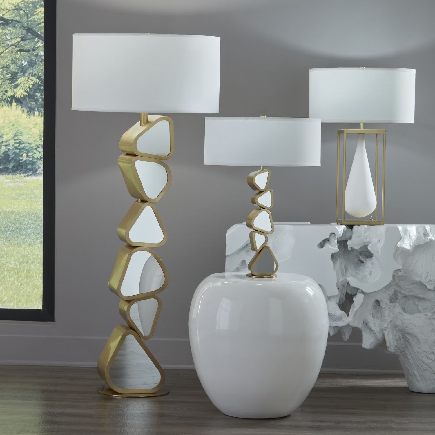 Phillips Collection River Stone Side Table