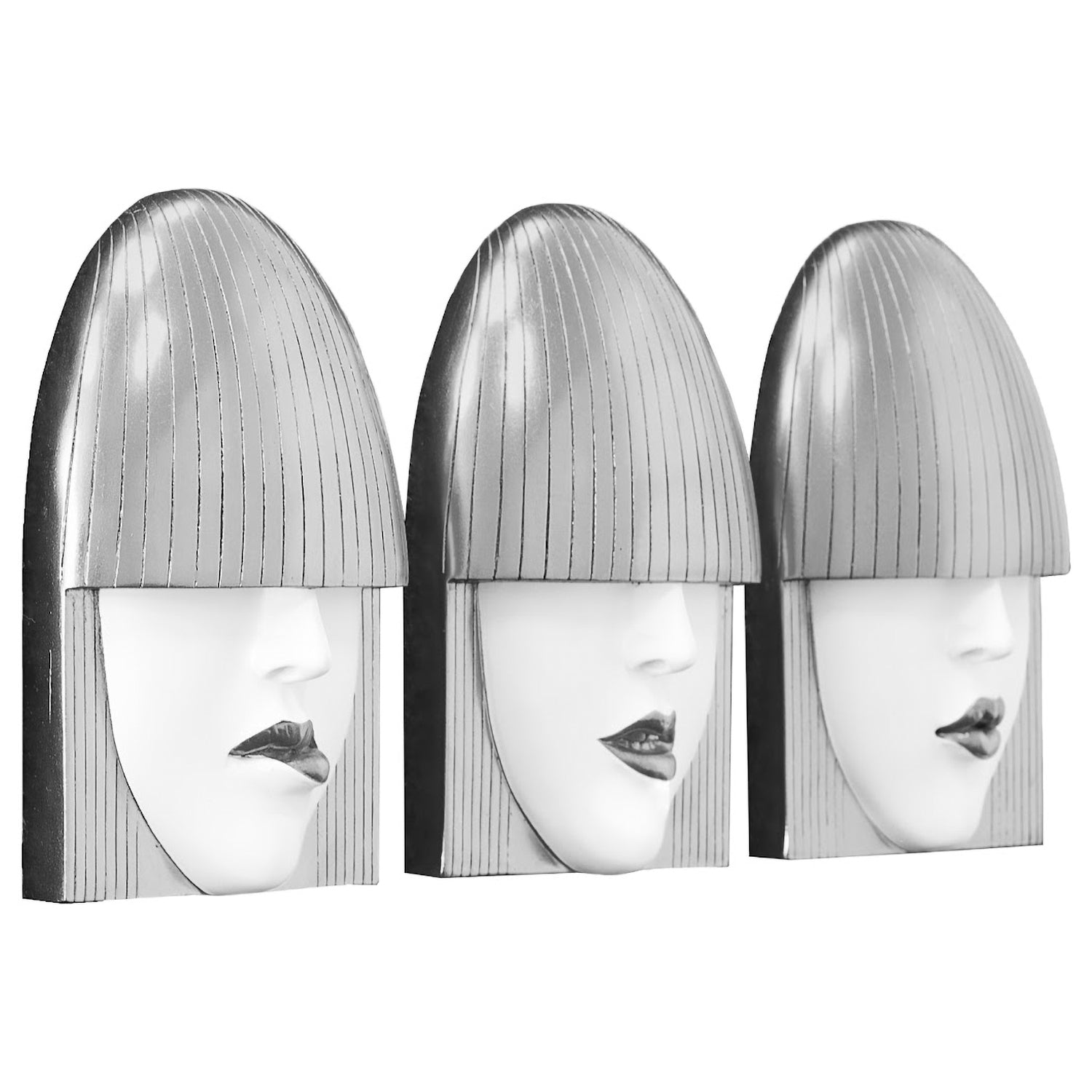 Phillips Collection Fashion Faces Wall Art Set of 3