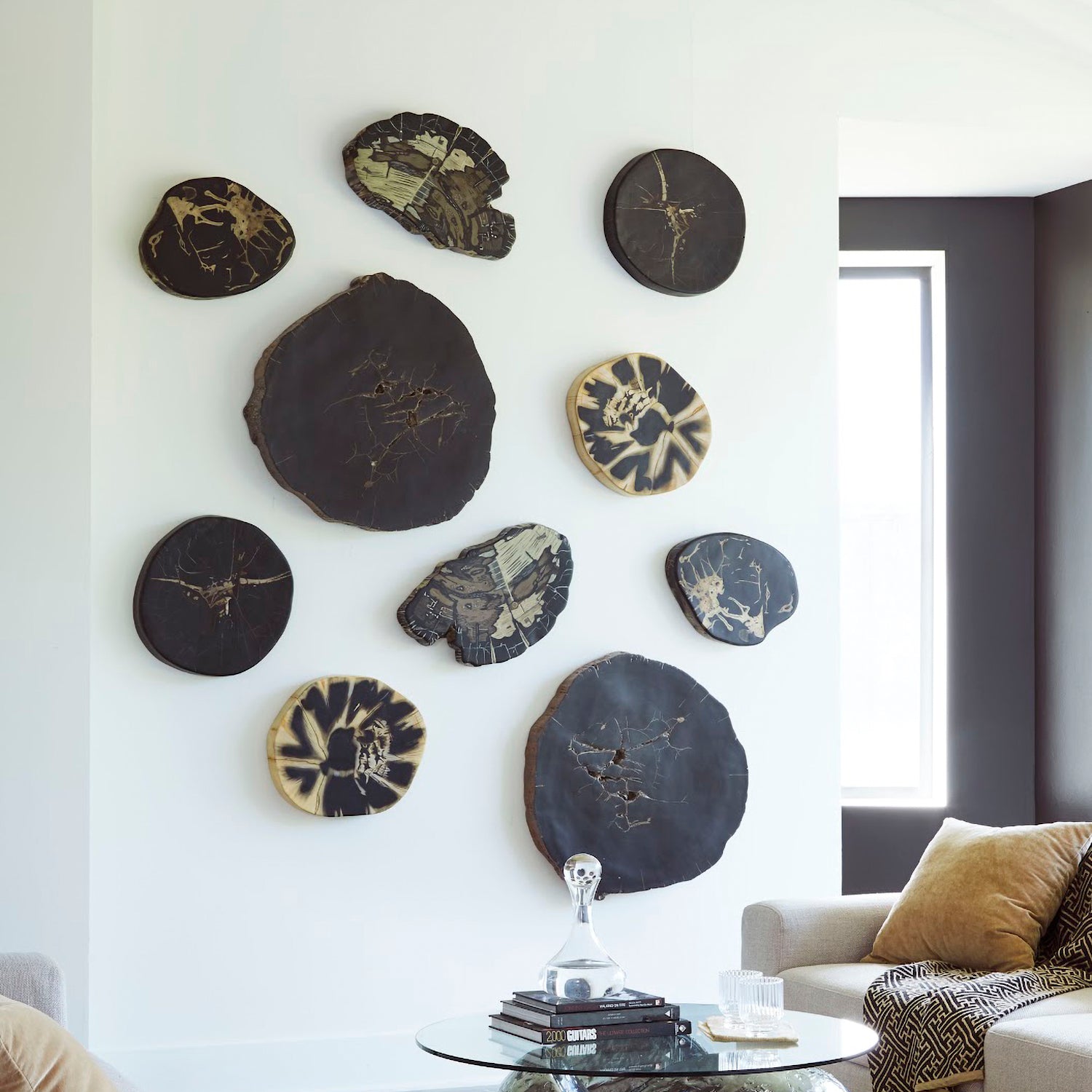 Phillips Collection Cast Petrified Wood Wall Tile