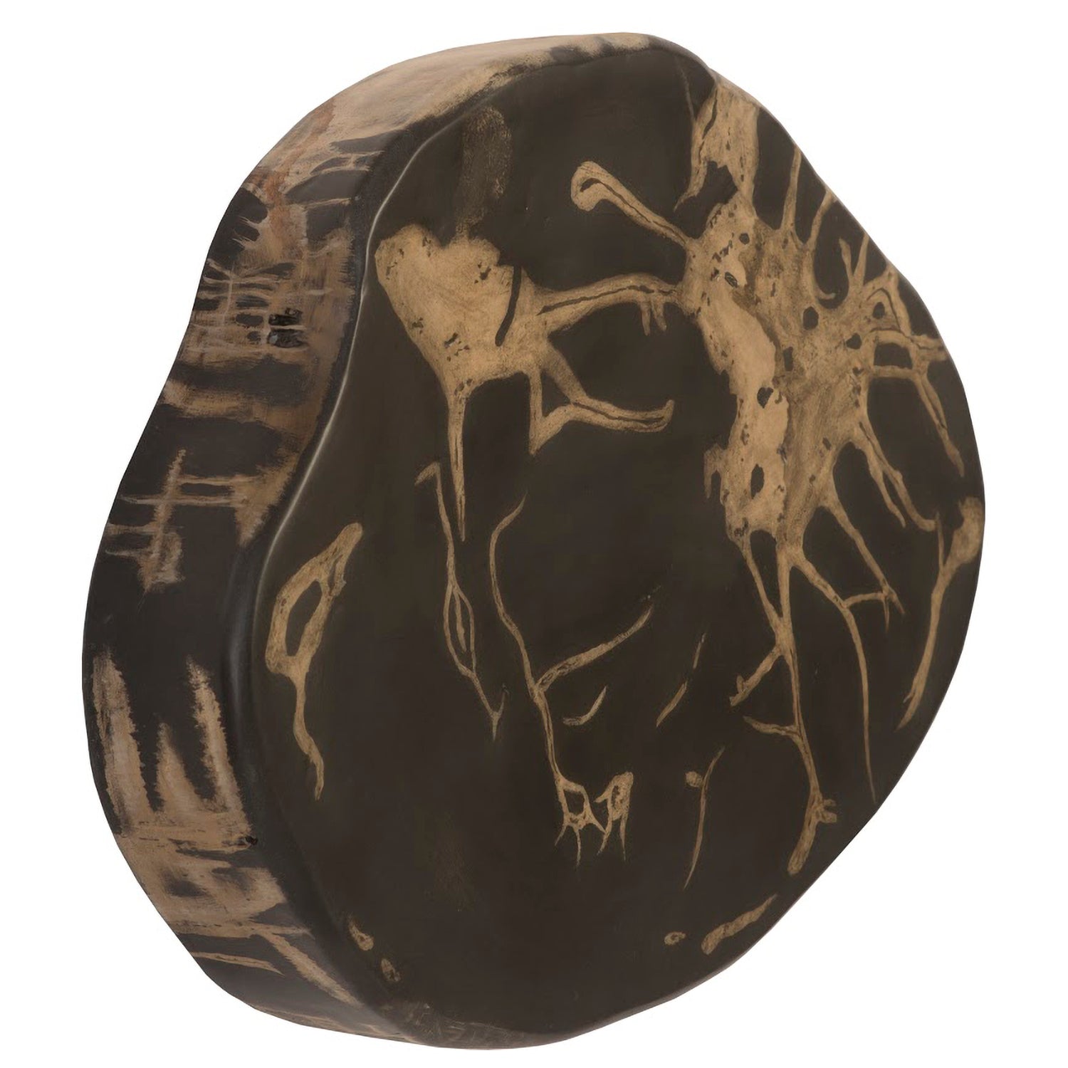 Phillips Collection Brown Cast Petrified Wood Wall Tile