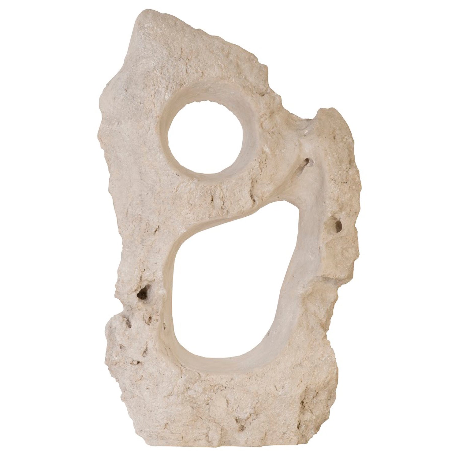 Phillips Collection Colossal Double Hole Cast Stone Sculpture