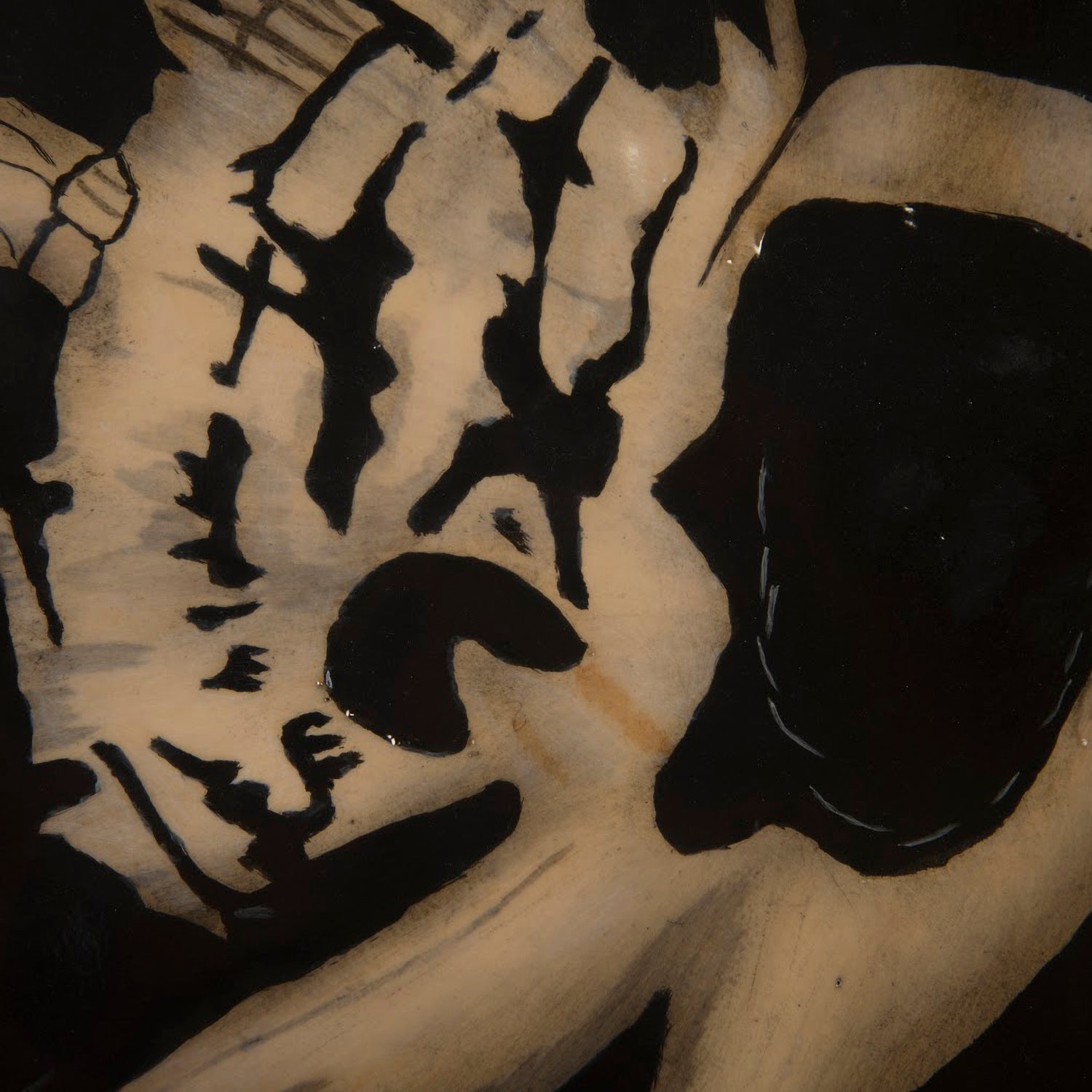 Phillips Collection Brown Cast Petrified Wood Wall Tile