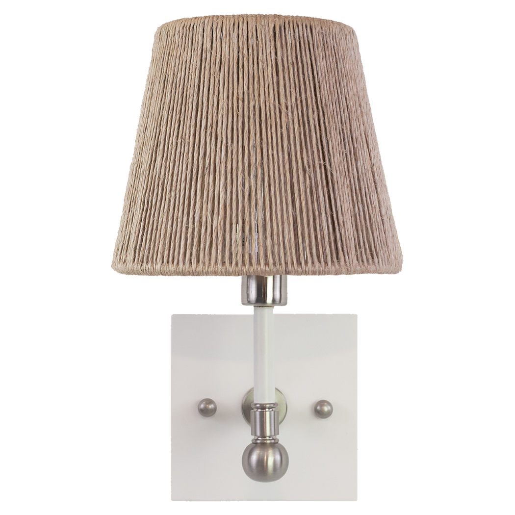 Ro Sham Beaux Piper White Wall Sconce