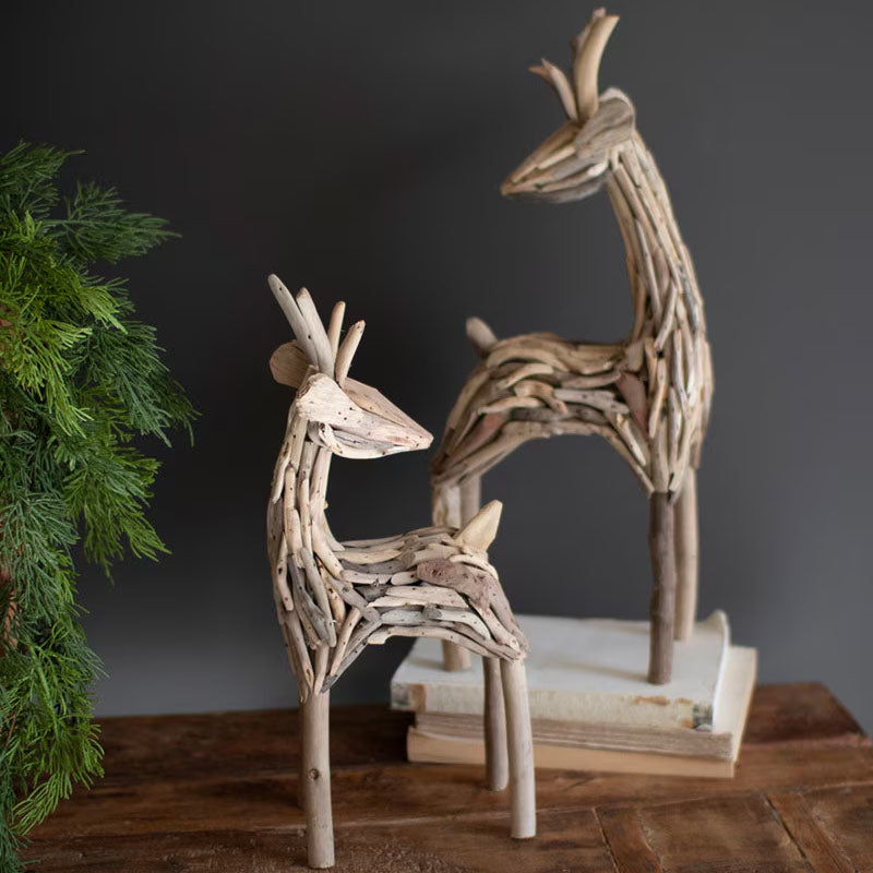 Driftwood Reindeer Set of 2
