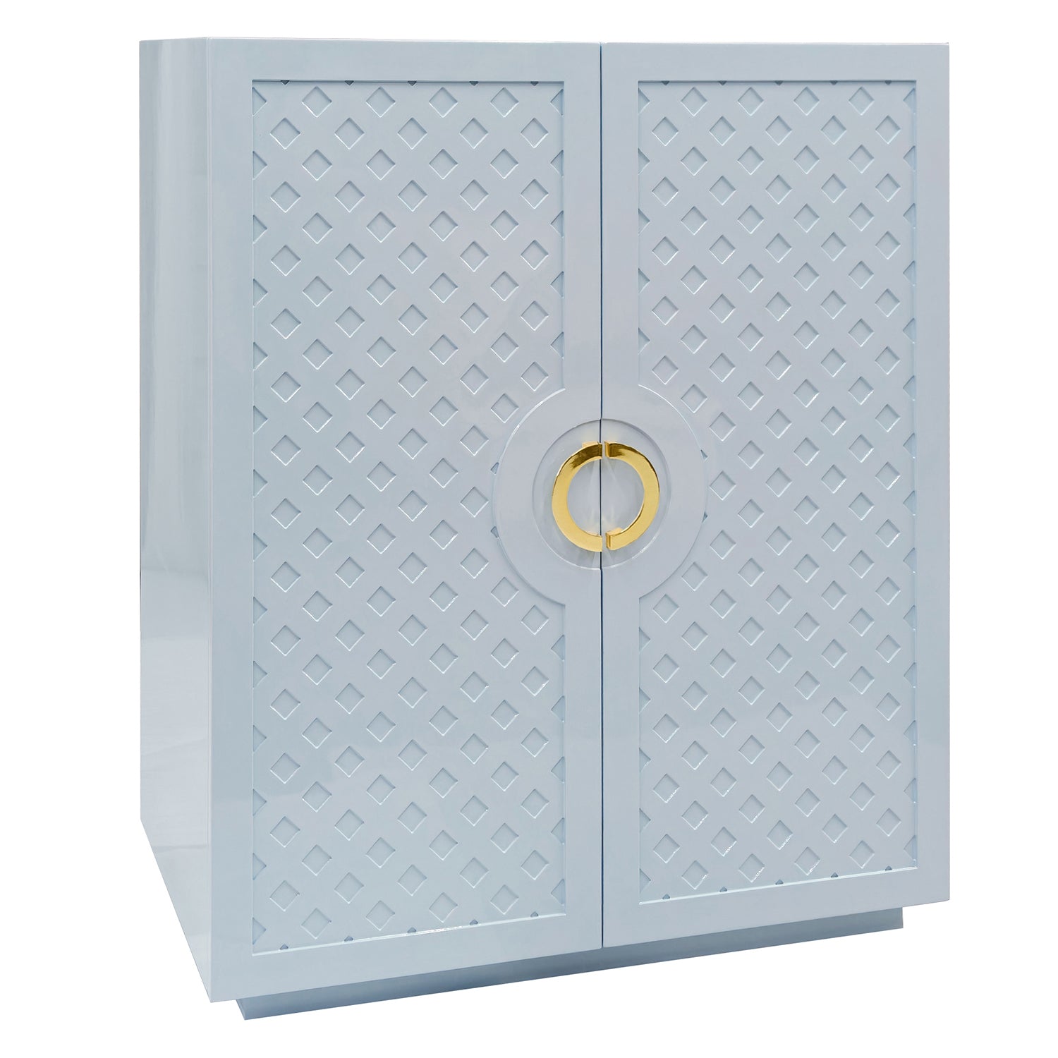 Worlds Away Poppy Light Blue Two Door Cabinet
