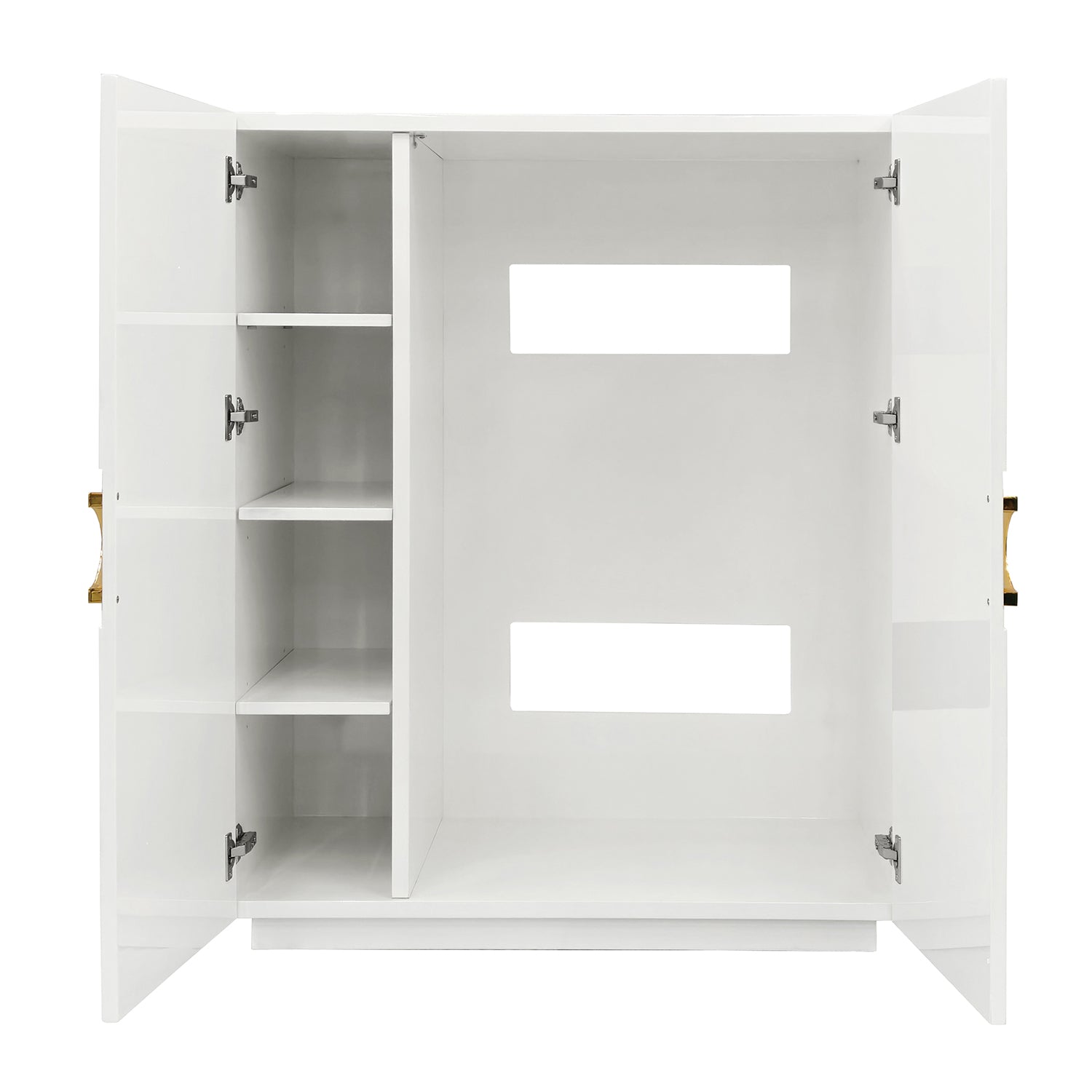 Worlds Away Poppy White Two Door Cabinet