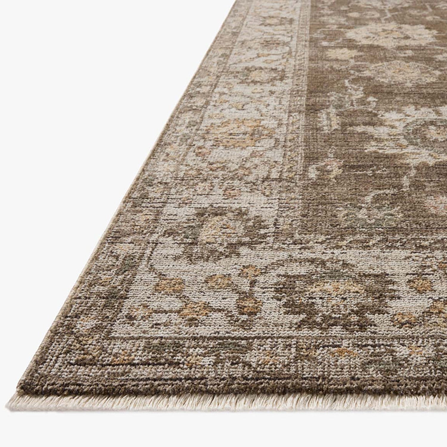 Loloi Priscilla Bark/Ivory Power Loomed Rug