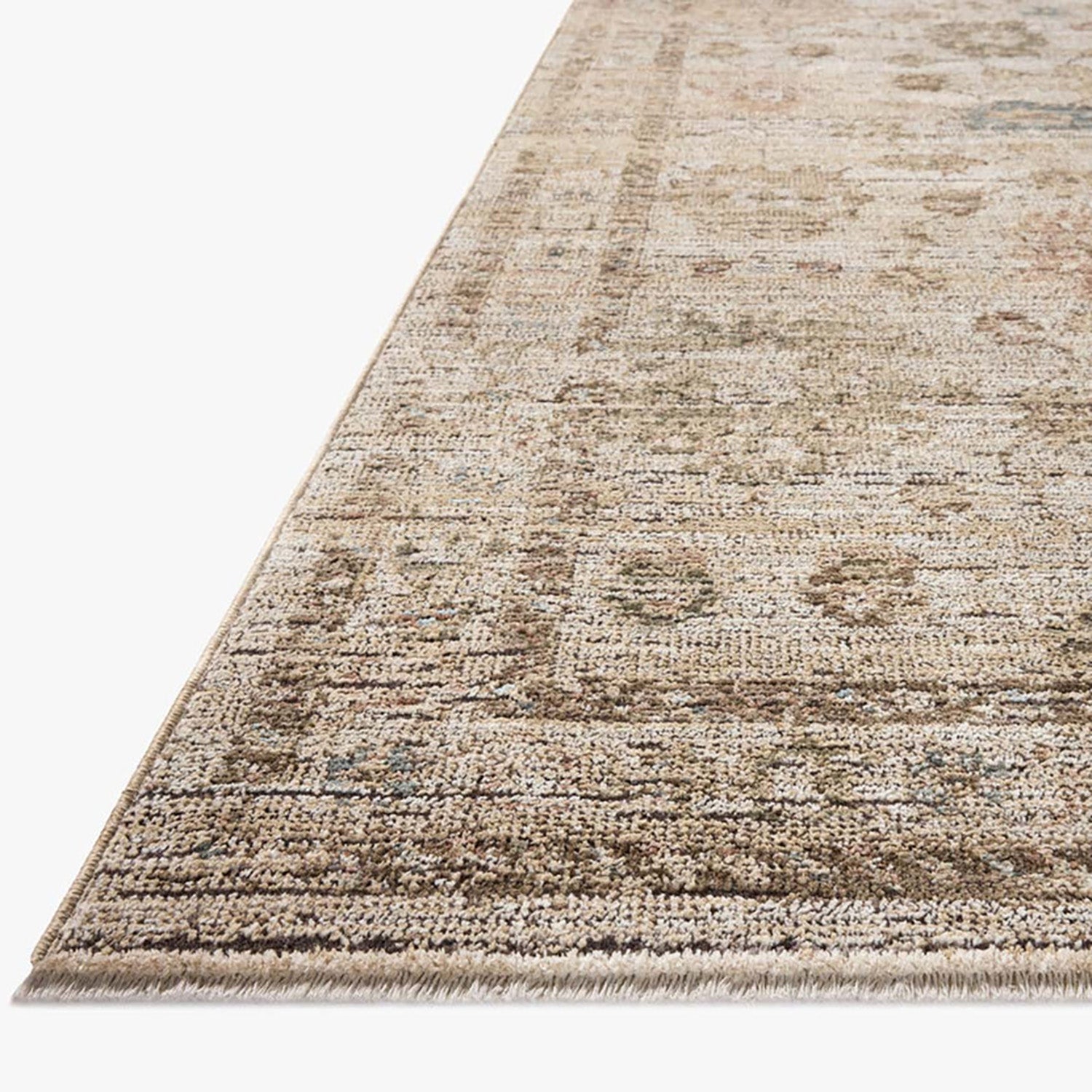 Loloi Priscilla Ivory/Multi Power Loomed Rug