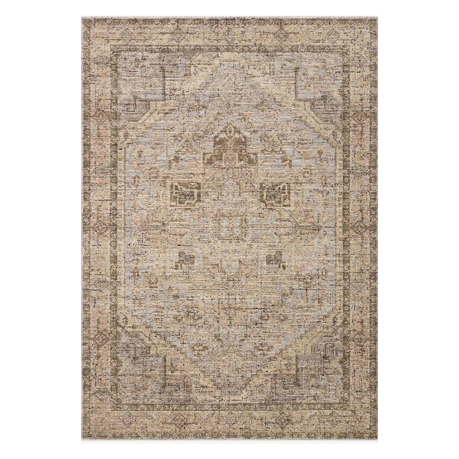 Loloi Priscilla Beige/Earth Power Loomed Rug