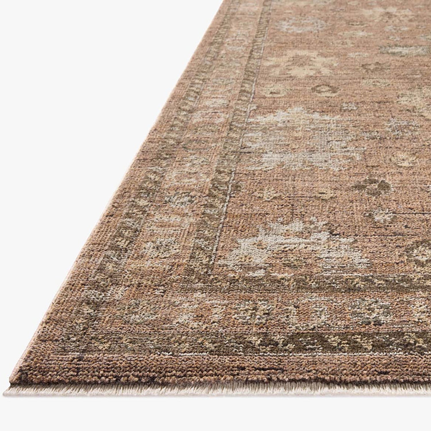 Loloi Priscilla Blush/Multi Power Loomed Rug