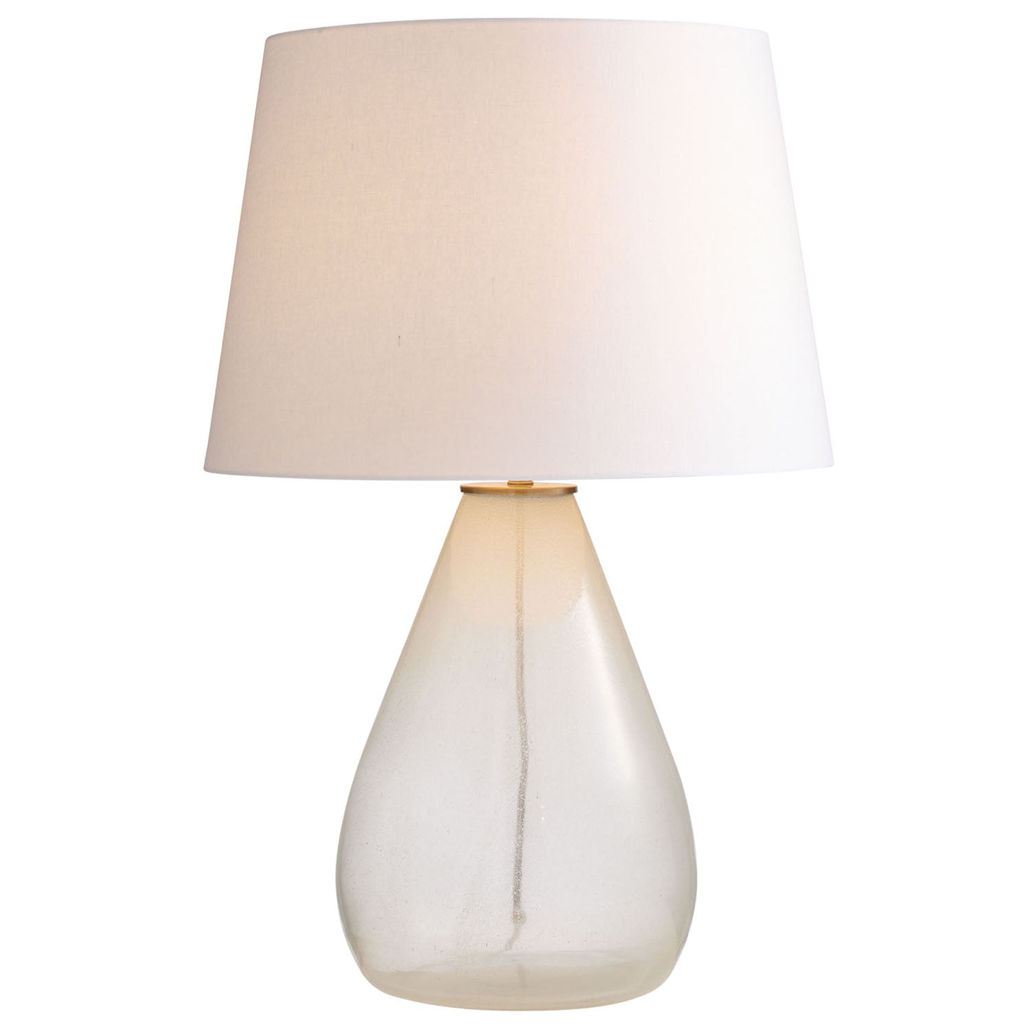 Arteriors Tiber Seedy Glass Table Lamp