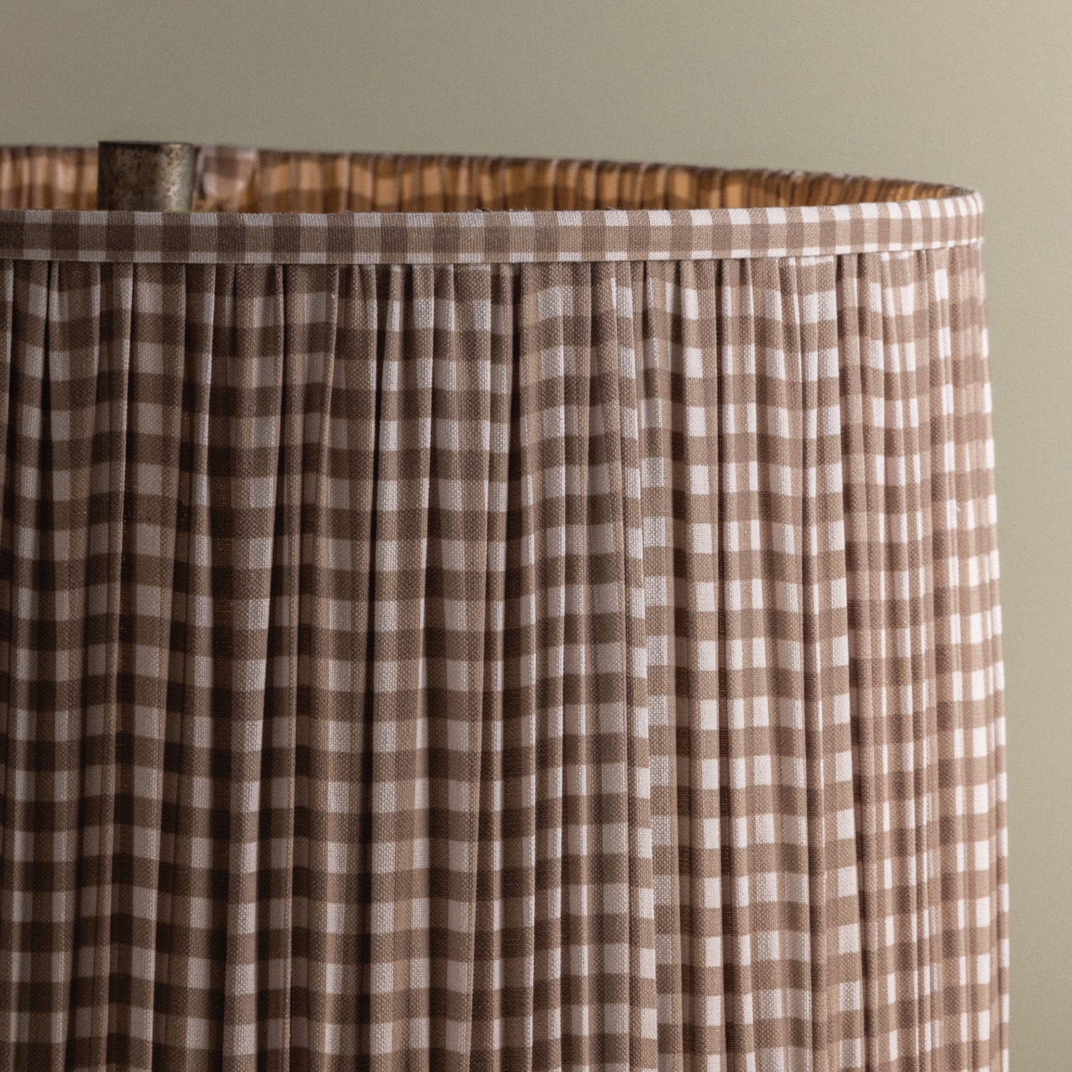 Troy Lighting Artifact Gingham Brown Table Lamp