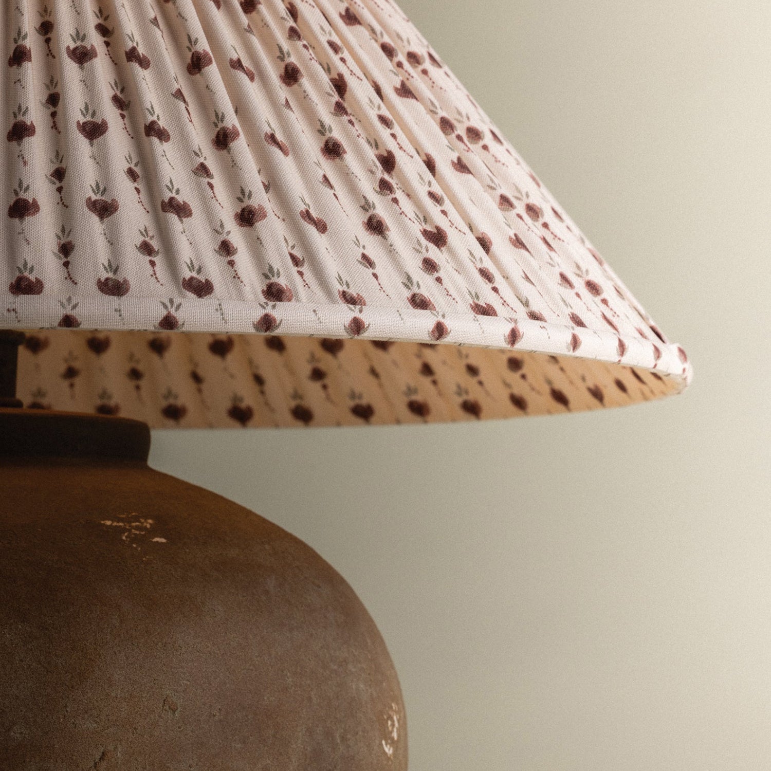 Troy Lighting Calabria Primrose Red Large Table Lamp