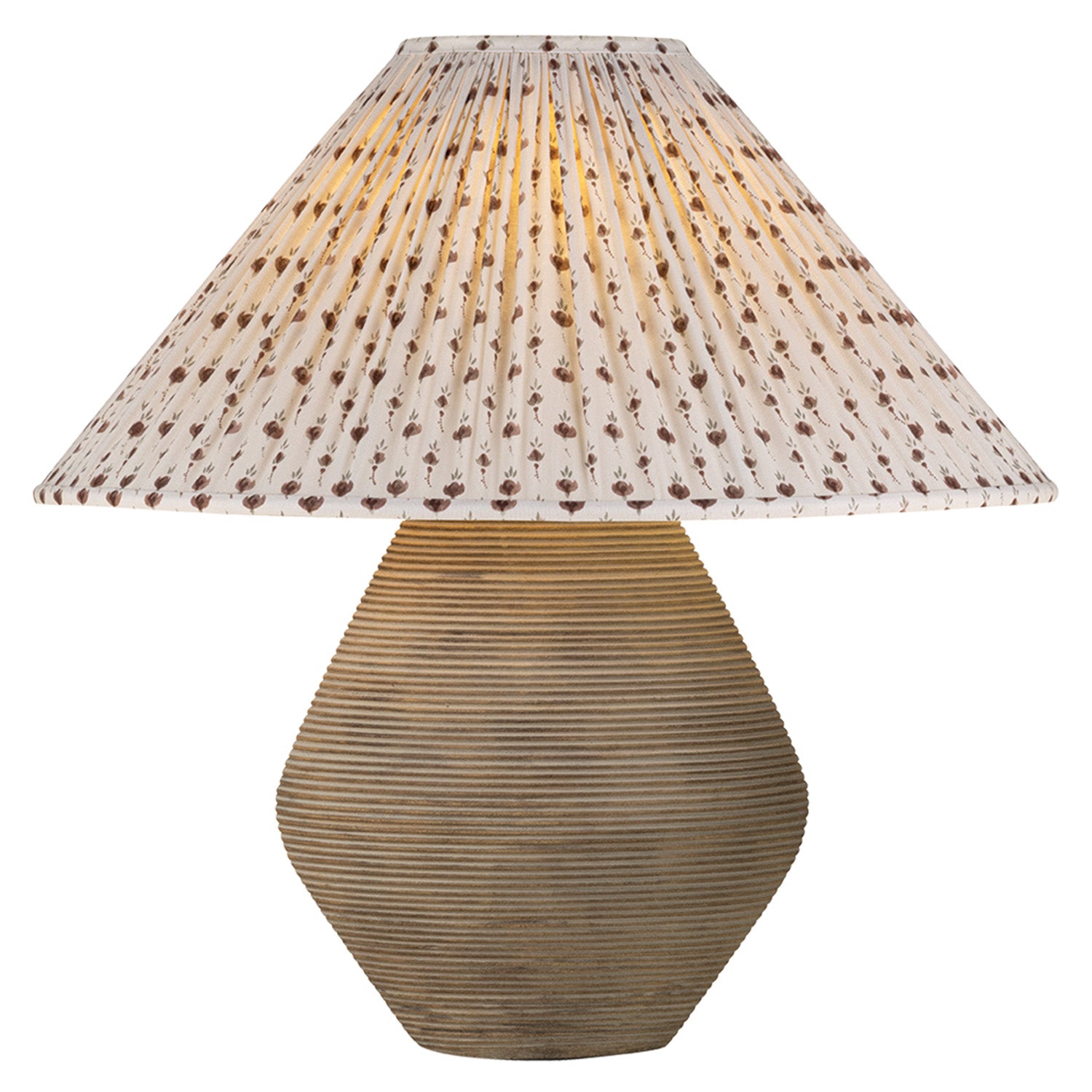 Troy Lighting Calabria Primrose Red Small Table Lamp
