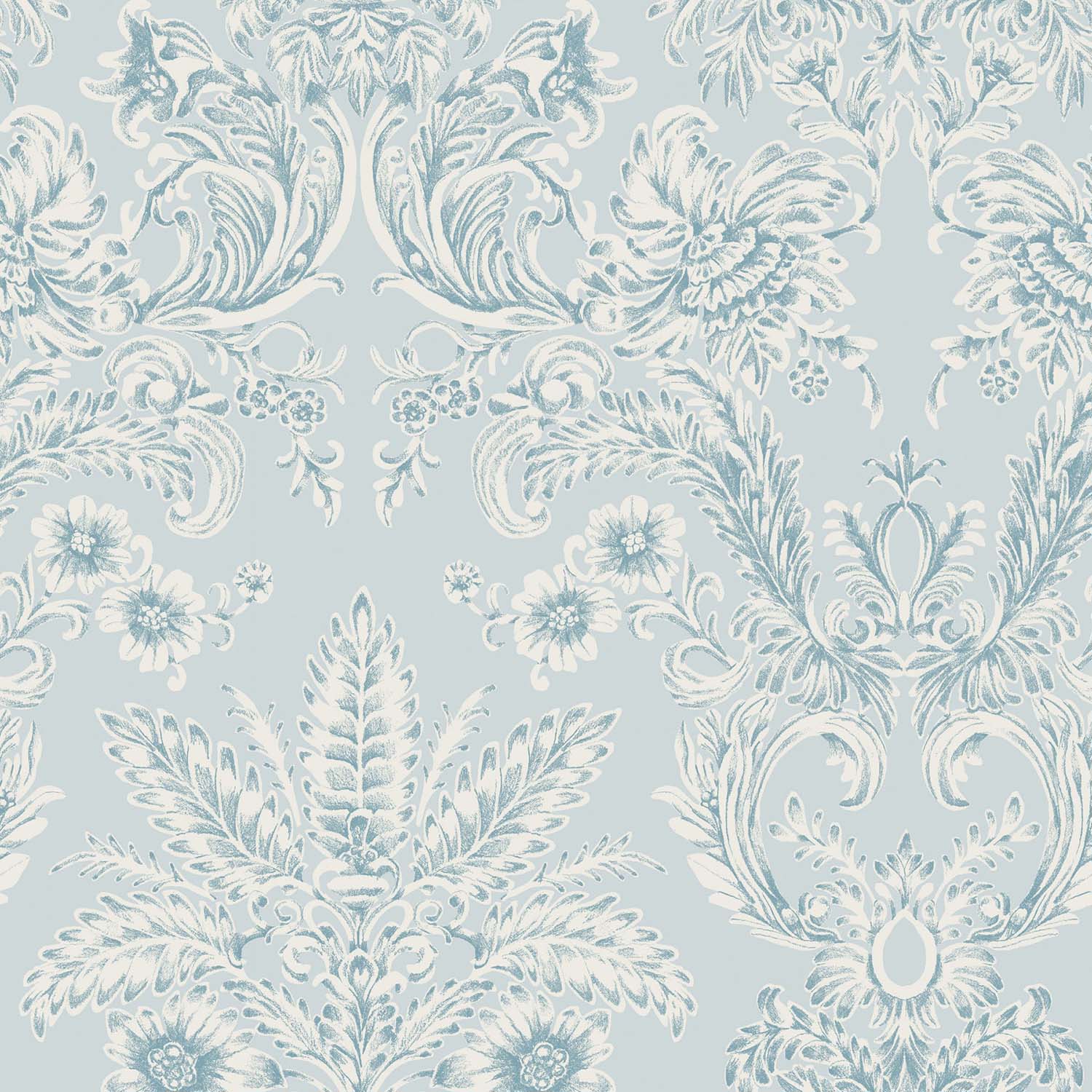 Mitchell Black Parlor Paper Wallpaper