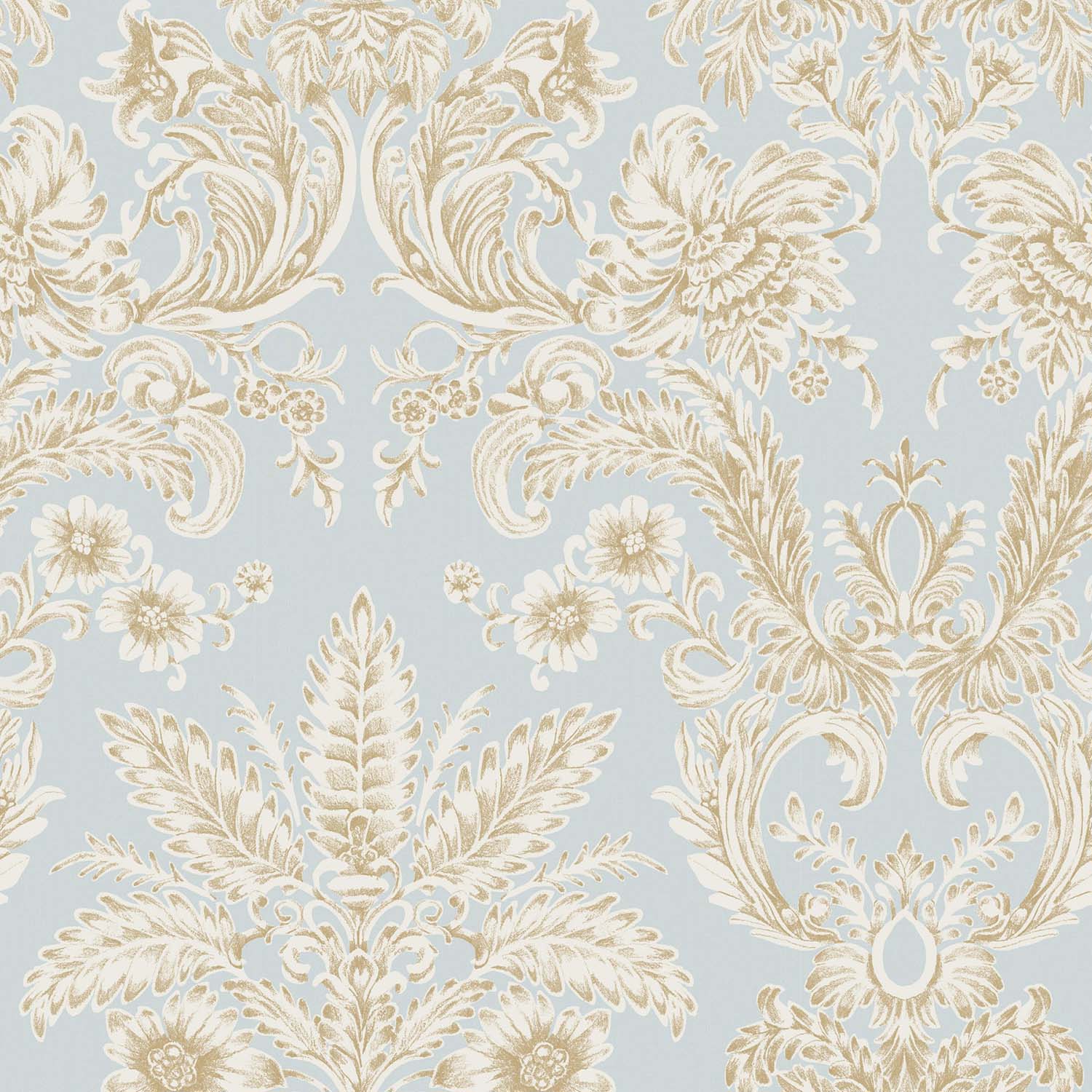 Mitchell Black Parlor Paper Wallpaper