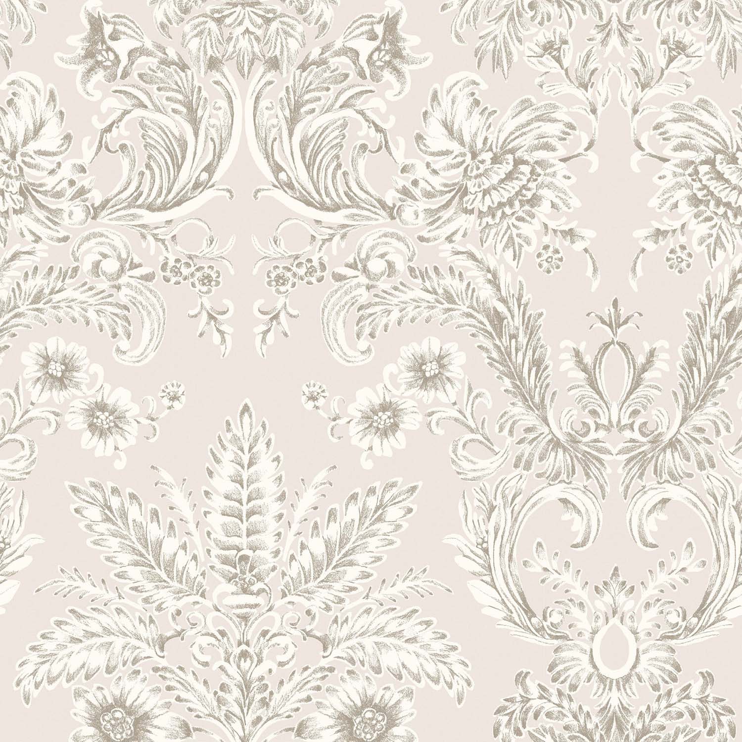 Mitchell Black Parlor Paper Wallpaper