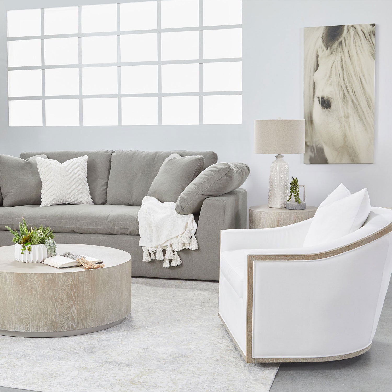 Paxton Swivel Club Chair