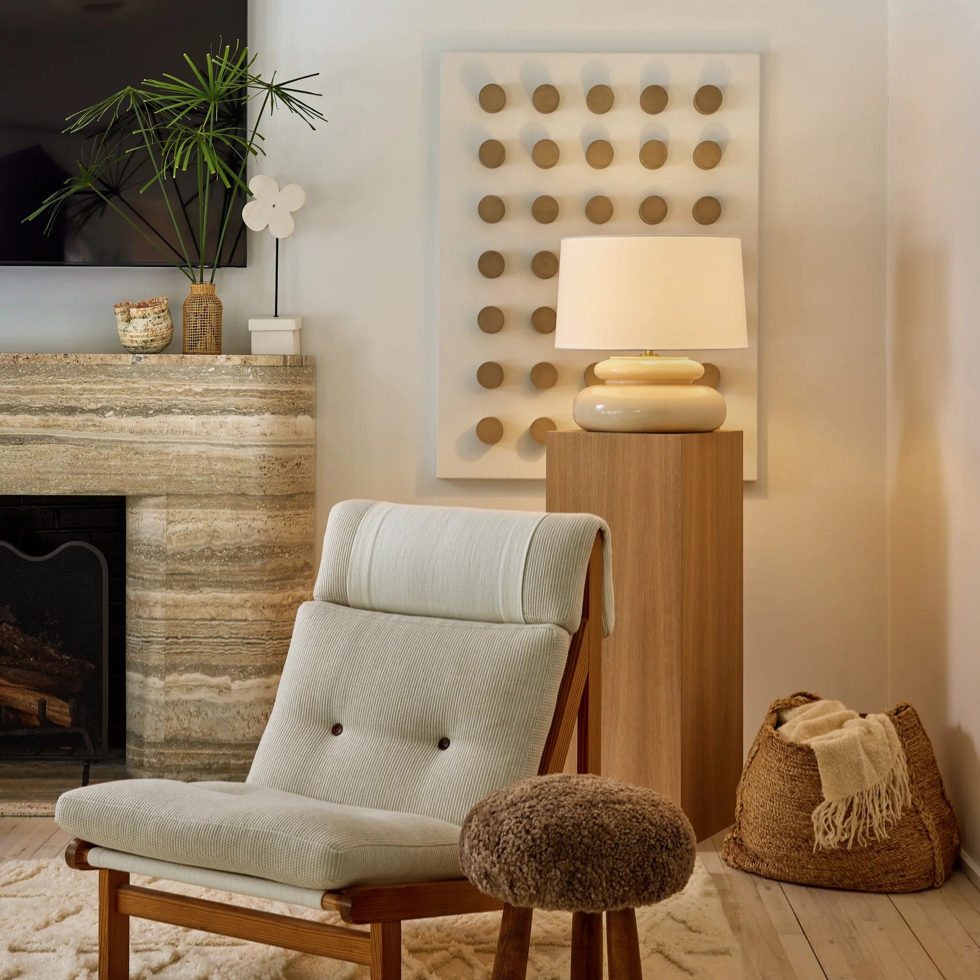 Hilary Matt x Mitzi Pia Butter Table Lamp