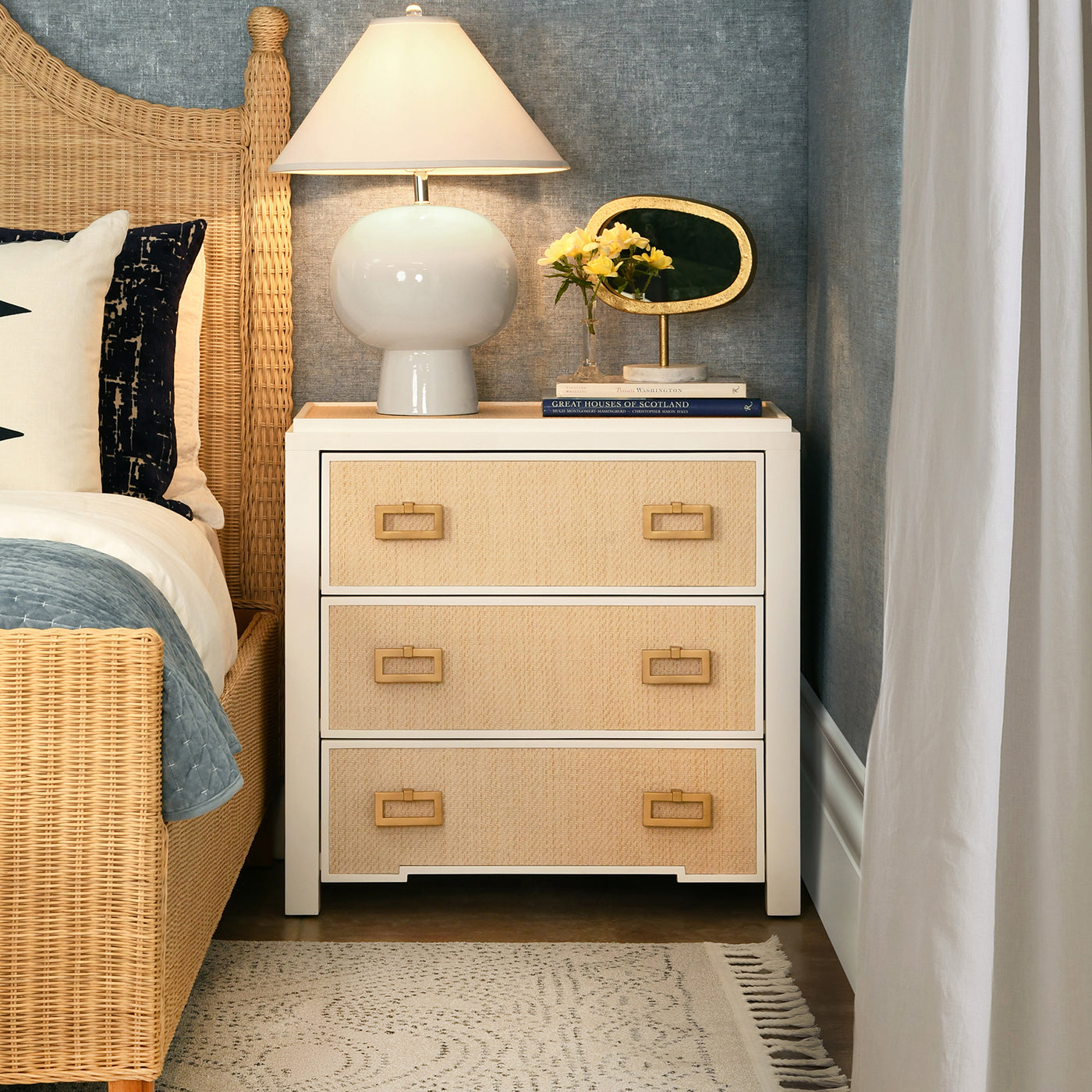 Worlds Away Radley Side Table