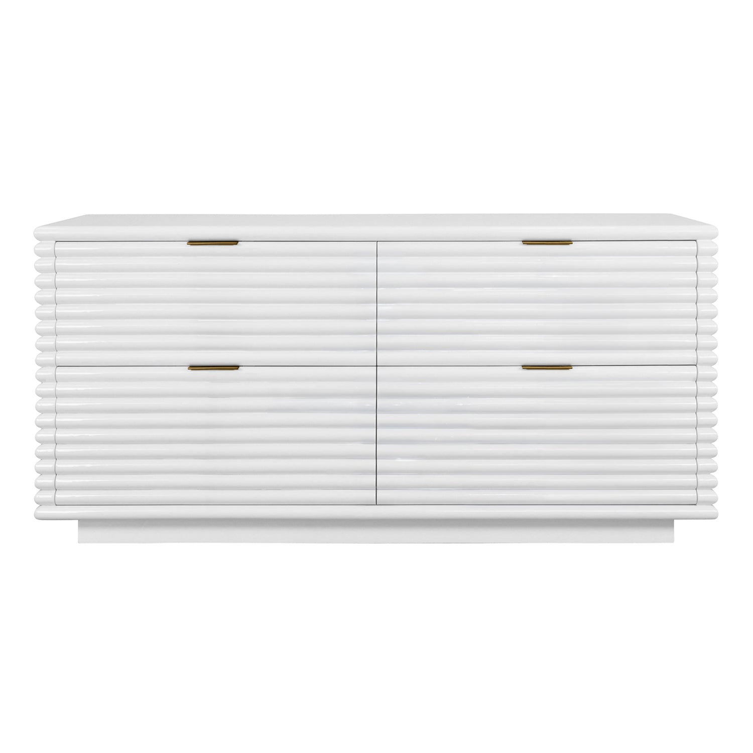 Worlds Away Ranger White Four Drawer Chest
