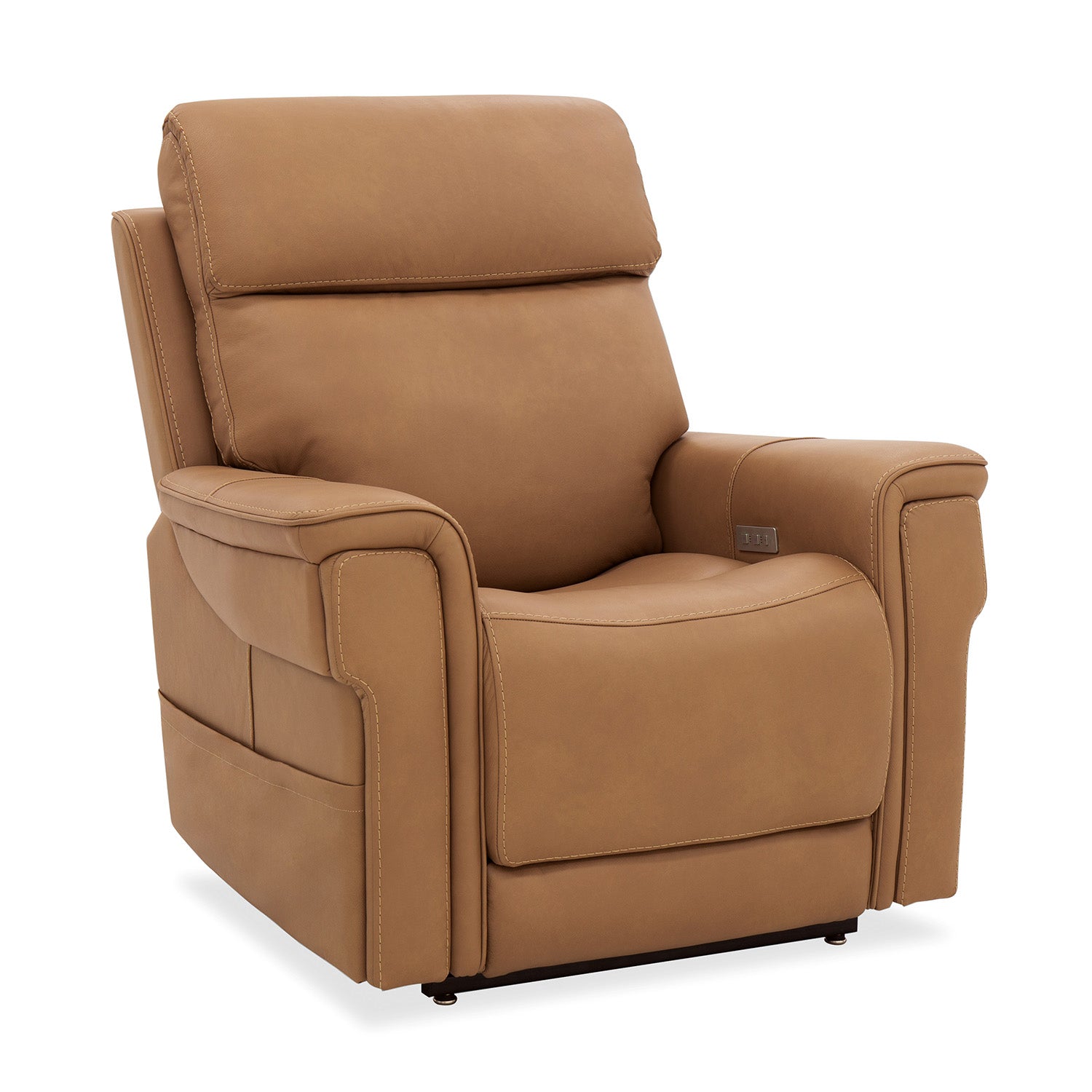 Hooker Furniture Lyra Sahara Havana Lift Chair with Power Recline, Headrest and Lumbar