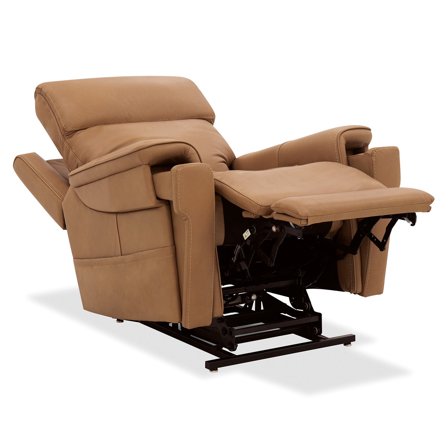 Hooker Furniture Lyra Sahara Havana Lift Chair with Power Recline, Headrest and Lumbar