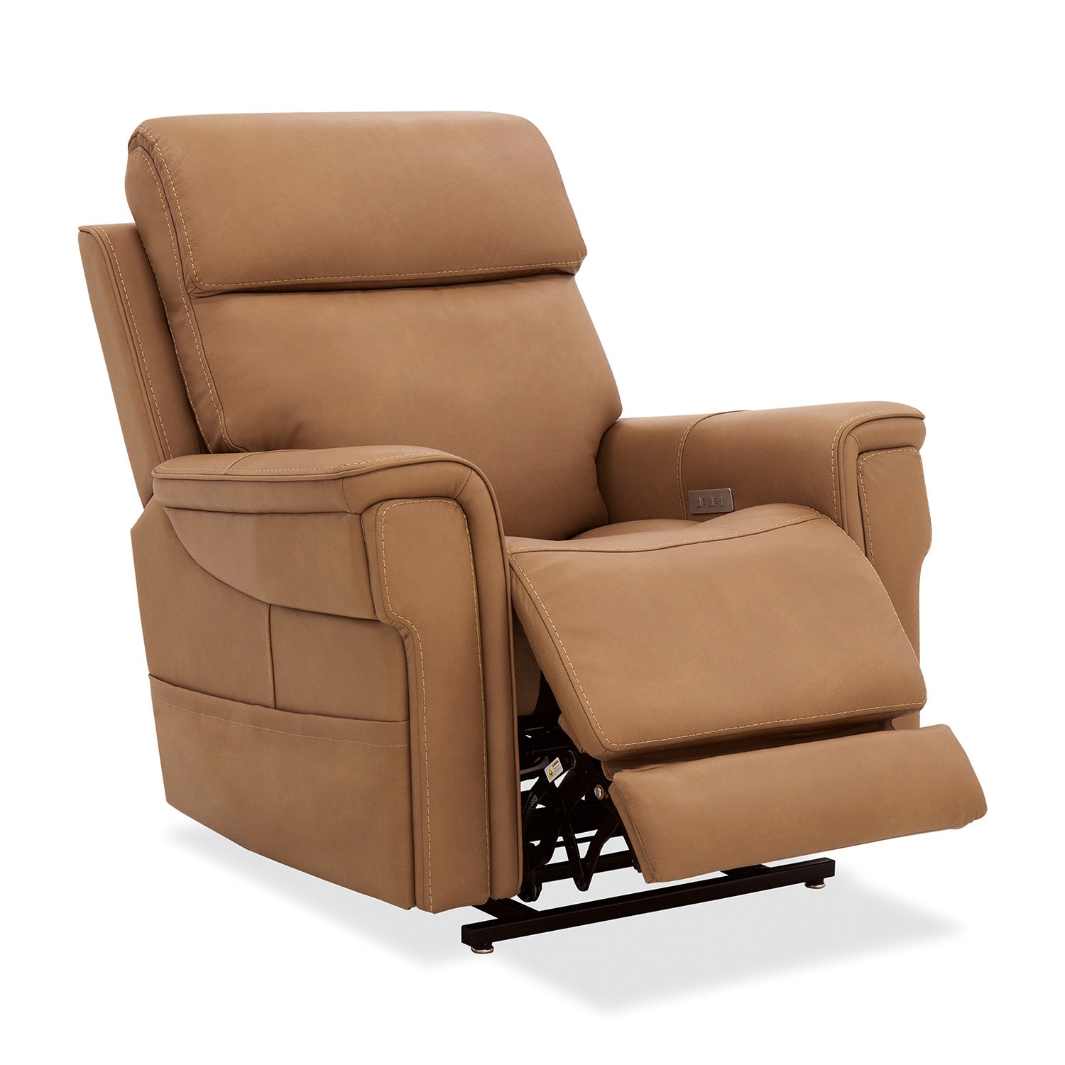 Hooker Furniture Lyra Sahara Havana Lift Chair with Power Recline, Headrest and Lumbar