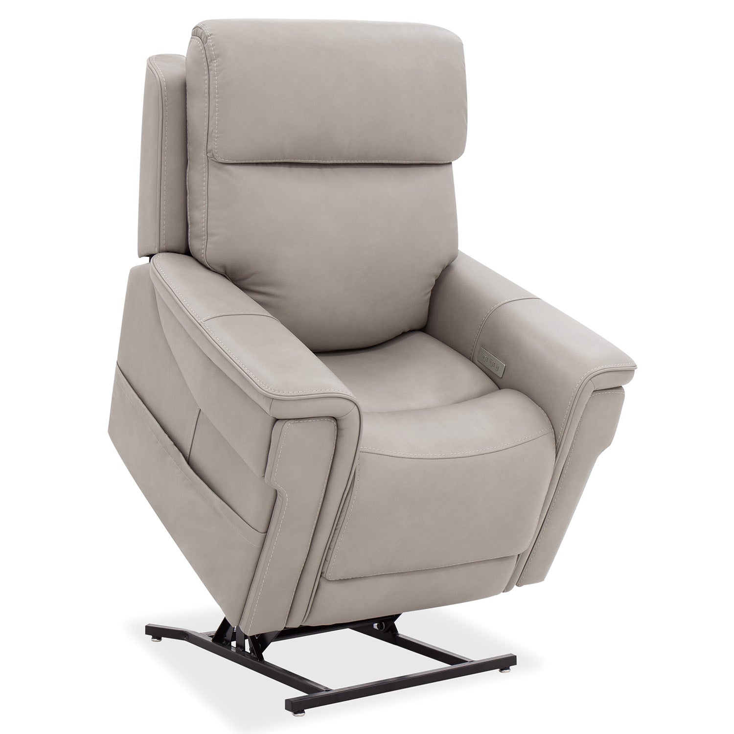 Hooker Furniture Lyra Sahara Ash Lift Chair with Power Recline, Headrest and Lumbar