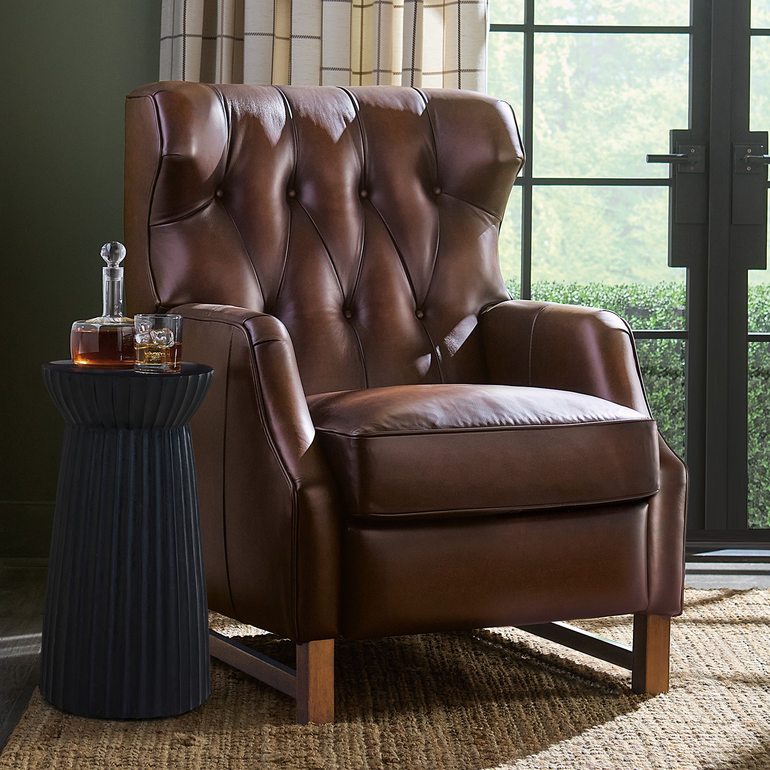 Hooker Furniture Henderson Press Back Recliner