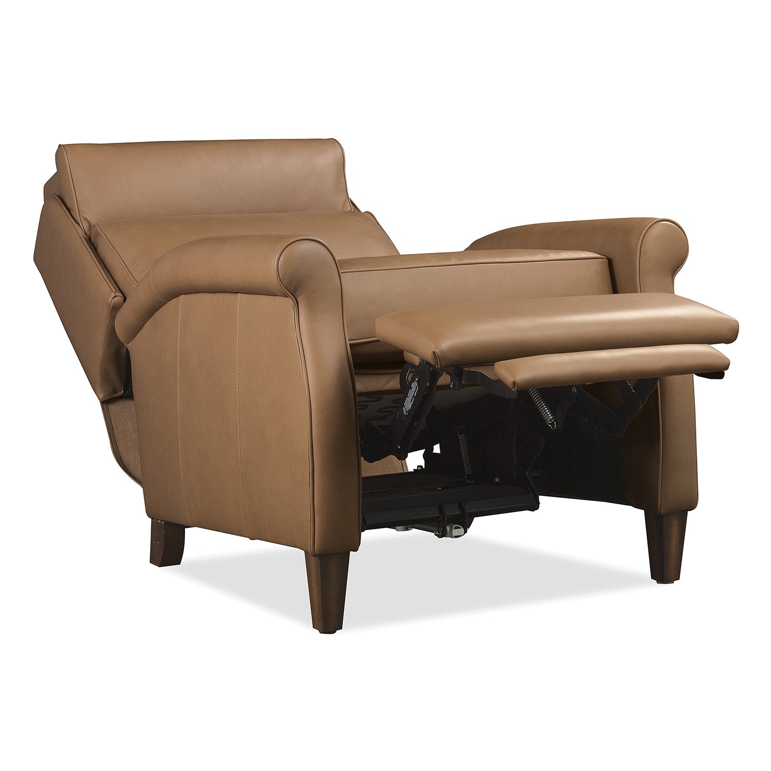 Hooker Furniture Randall Billows Caramel Power Recliner with Pop-Up Headrest