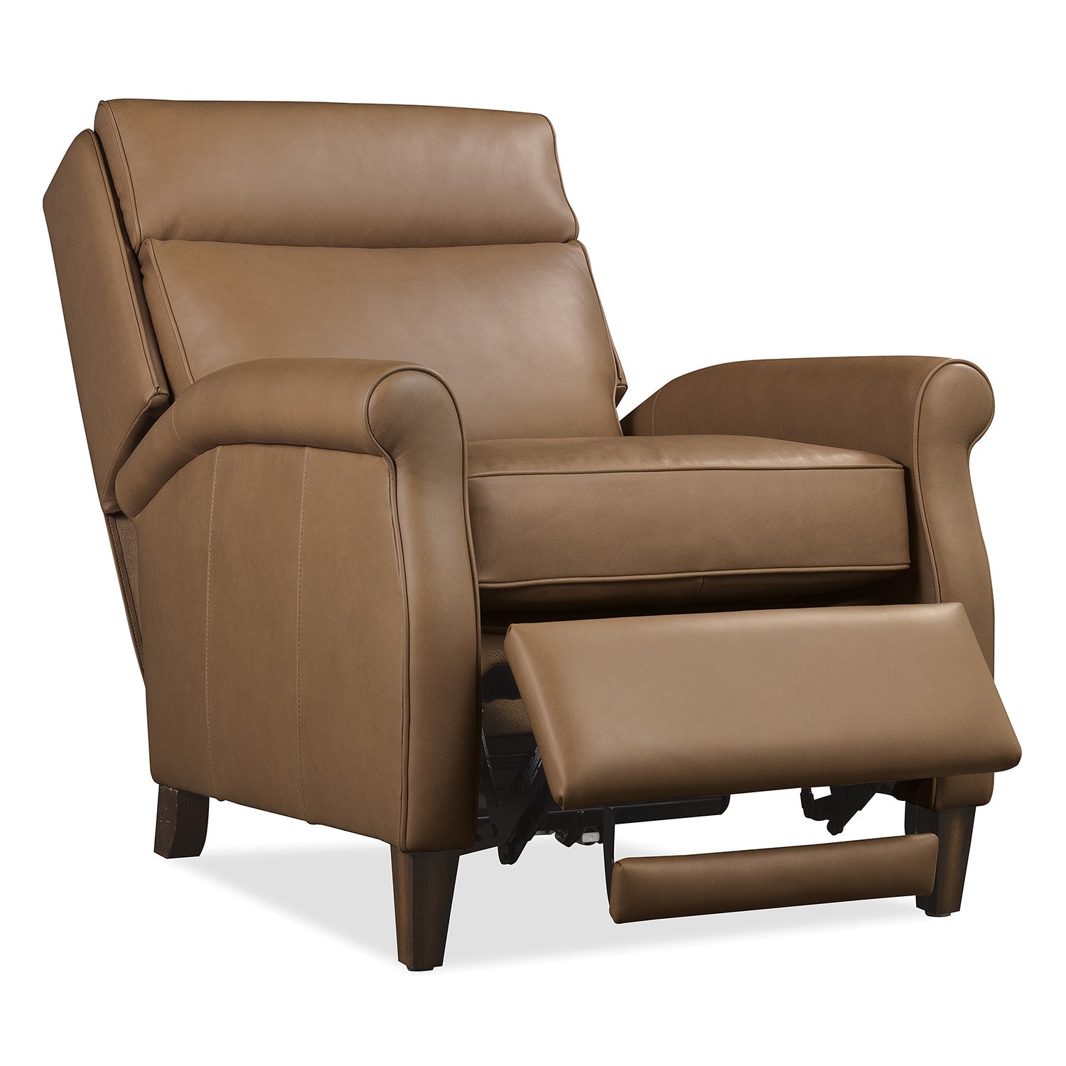 Hooker Furniture Randall Billows Caramel Power Recliner with Pop-Up Headrest