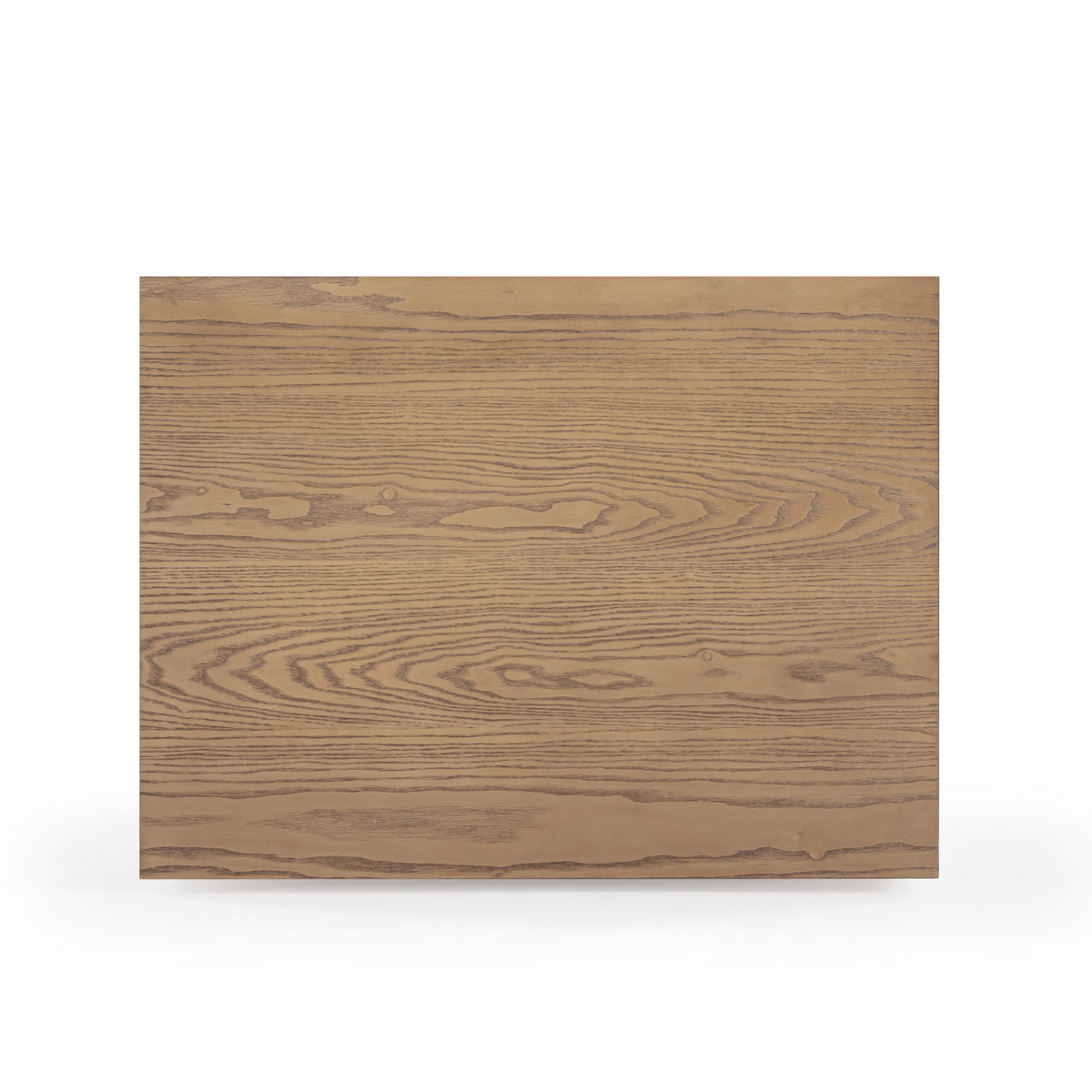 TOV Furniture Laurentis Light Taupe Suede and Wood 3-Drawer Nightstand