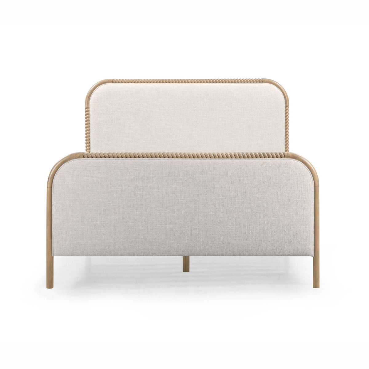 TOV Furniture Hatia Natural Basketweave Panel Bed